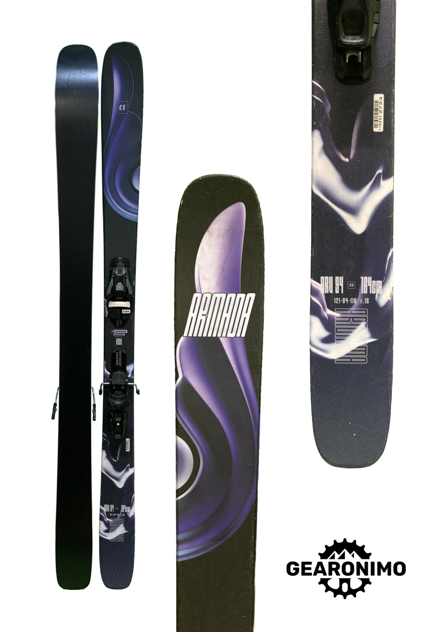 2025 Armada ARV 94 Skis With Armada 11 Bindings - 164cm (A)