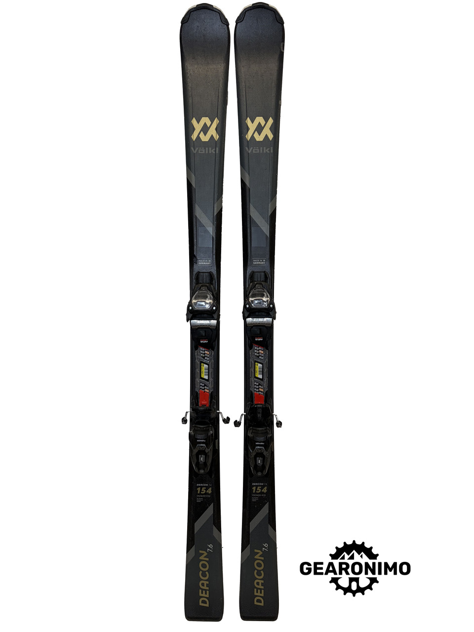 Volkl Deacon 7.6 Skis With Marker FDT 10 Bindings (Multiple Sizes)