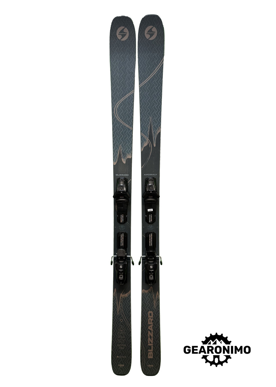 2025 Blizzard Anomaly 94 Skis With Salomon M11 Bindings - 188cm