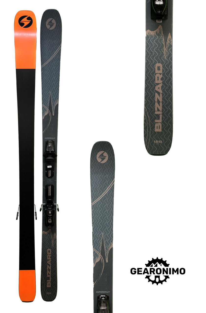 2025 Blizzard Anomaly 94 Skis With Salomon M11 Bindings - 188cm