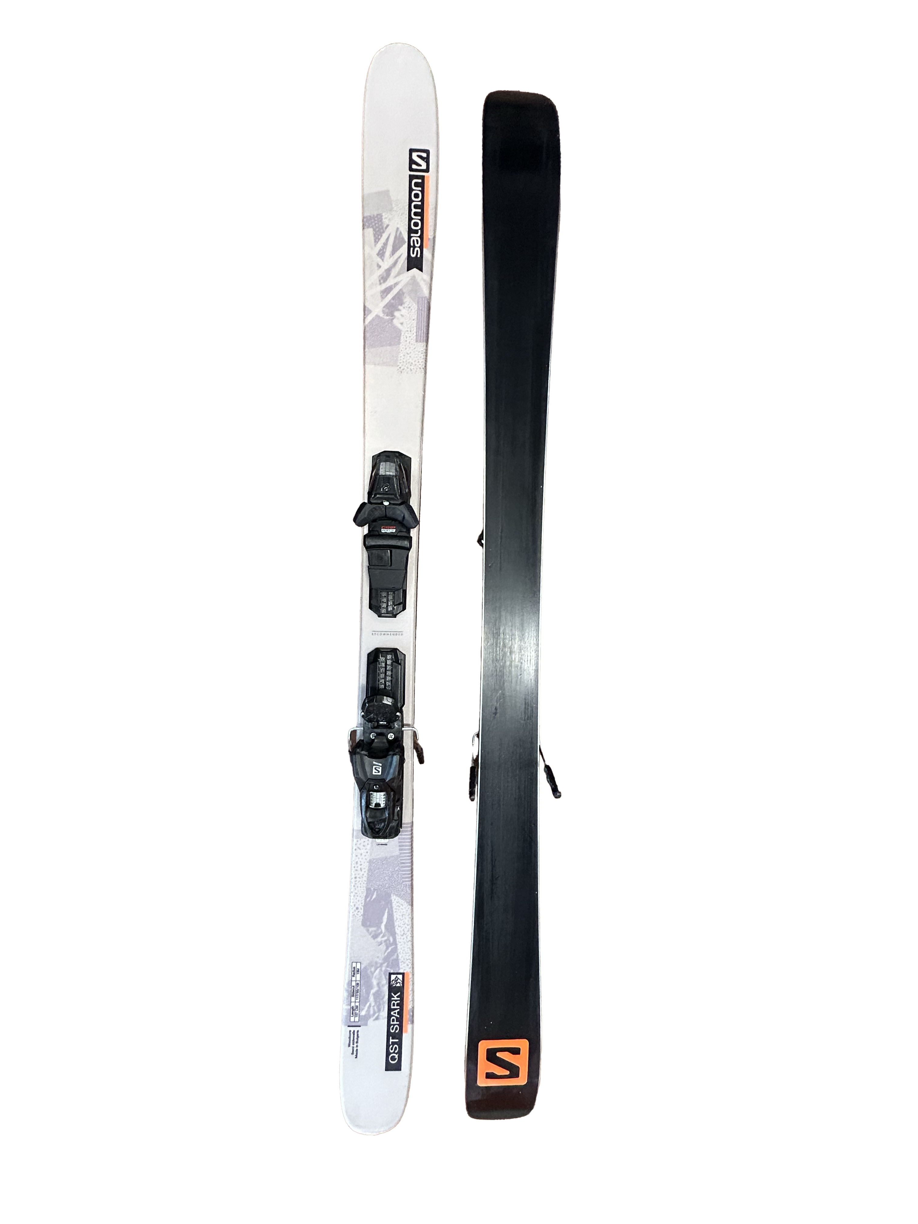 salomon qst spark 85 skis overall condition