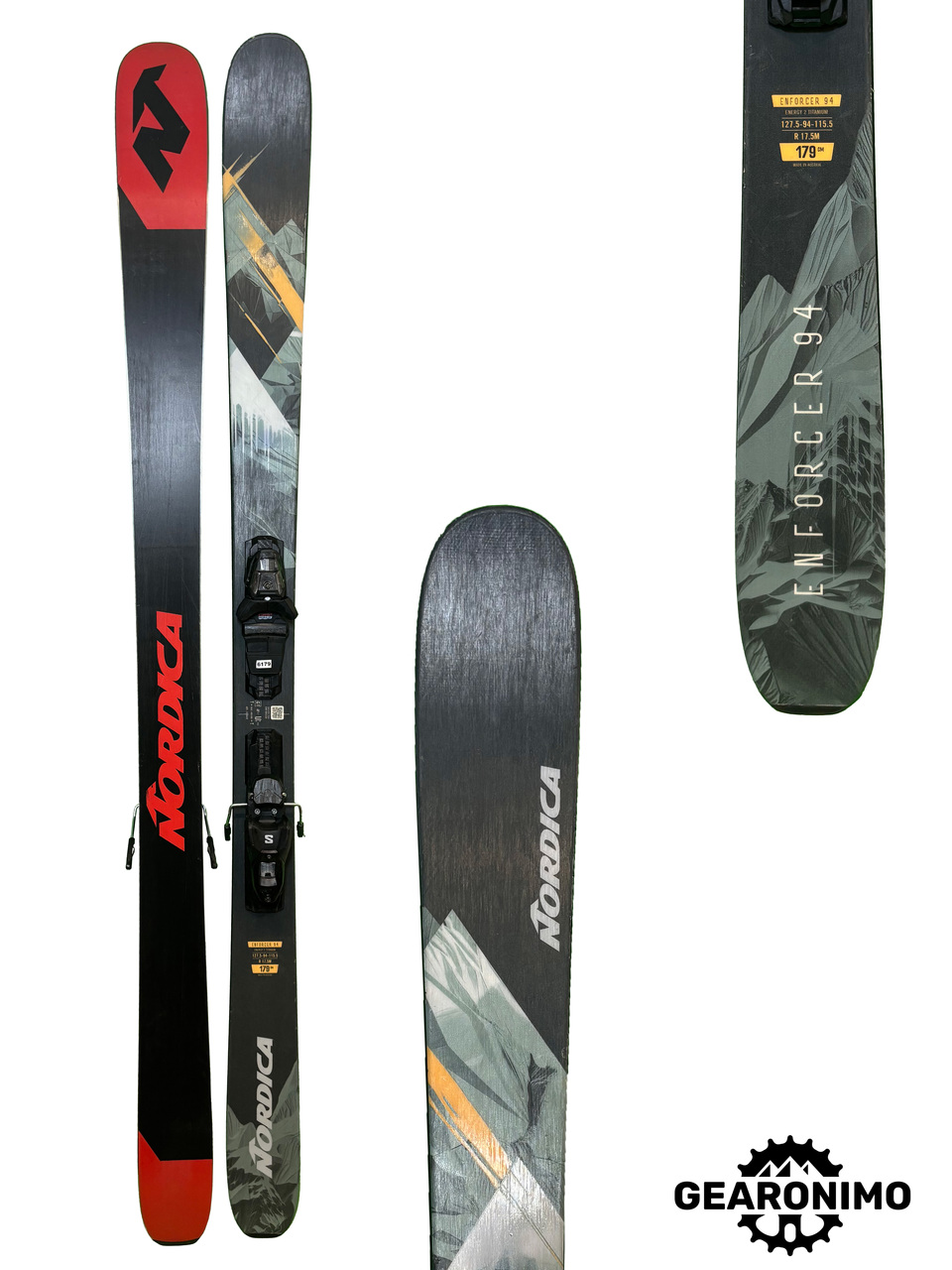 Nordica Enforcer 94 Skis (2026) With Salomon M11 Bindings - 179 cm