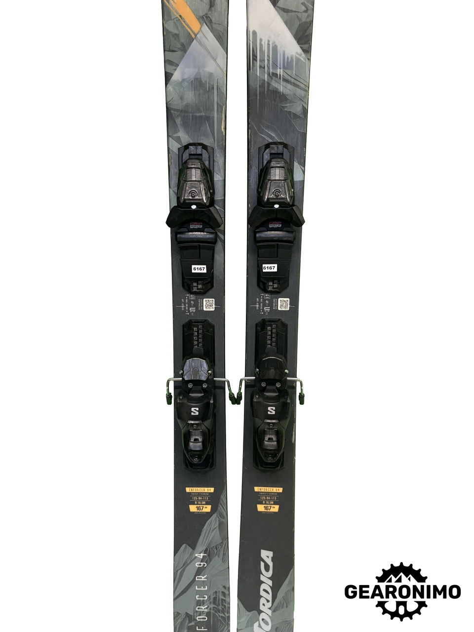 Nordica Enforcer 94 Skis (2026) With Salomon M11 Bindings - 167 cm