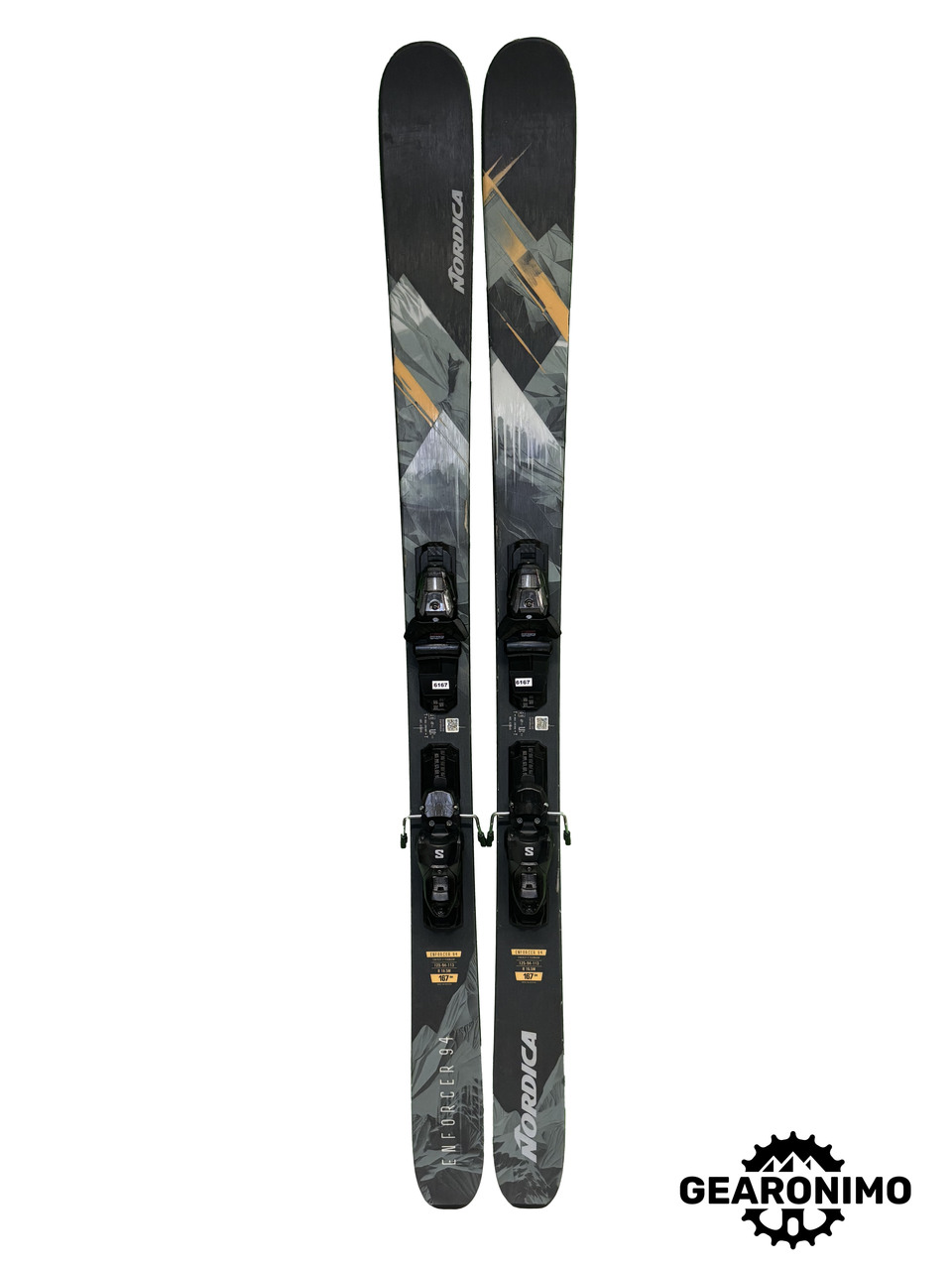 Nordica Enforcer 94 Skis (2026) With Salomon M11 Bindings - 167 cm
