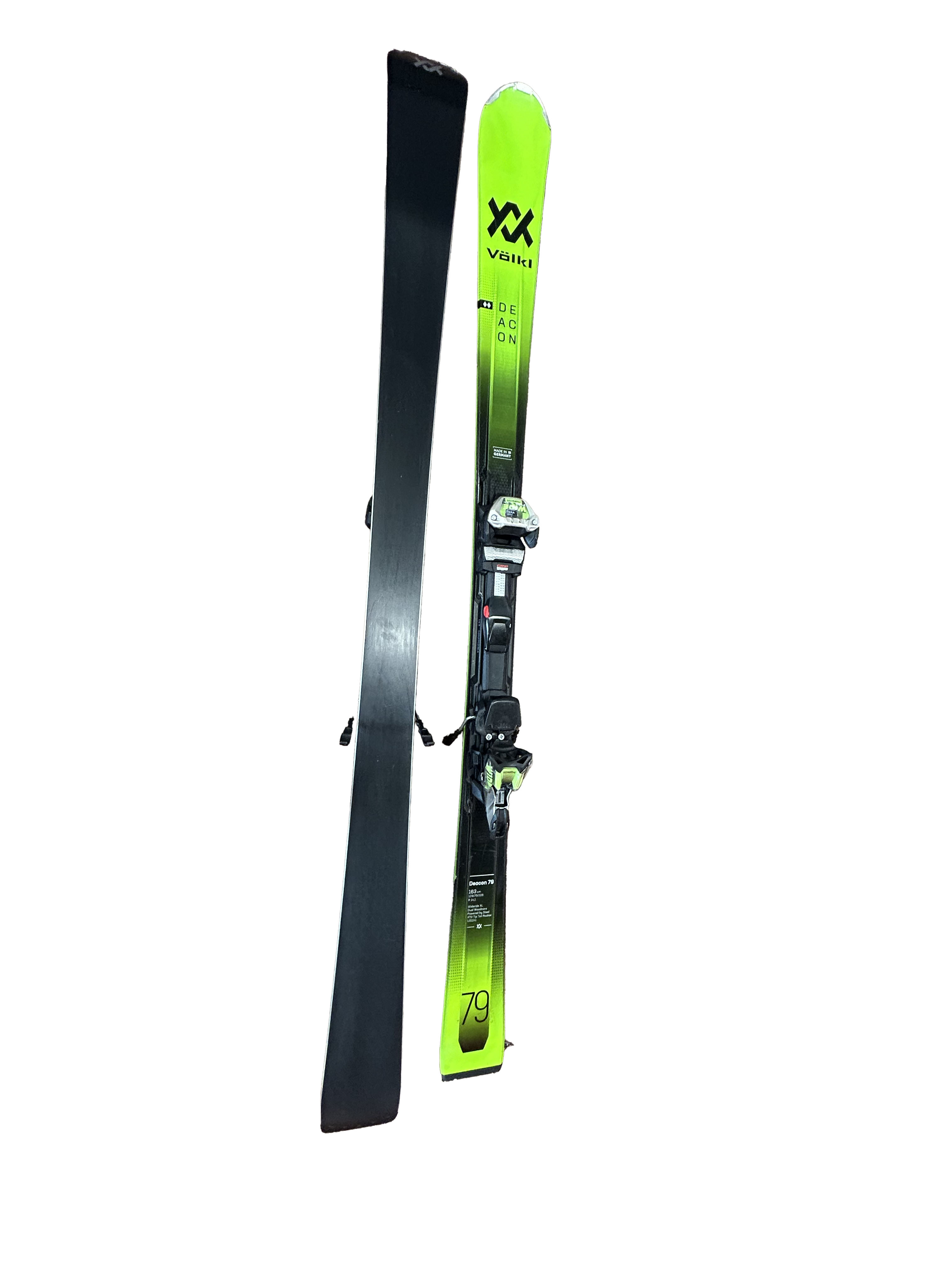 Volkl Deacon 79 Skis With Marker Ride Wide XL Bindings - 163cm (A)