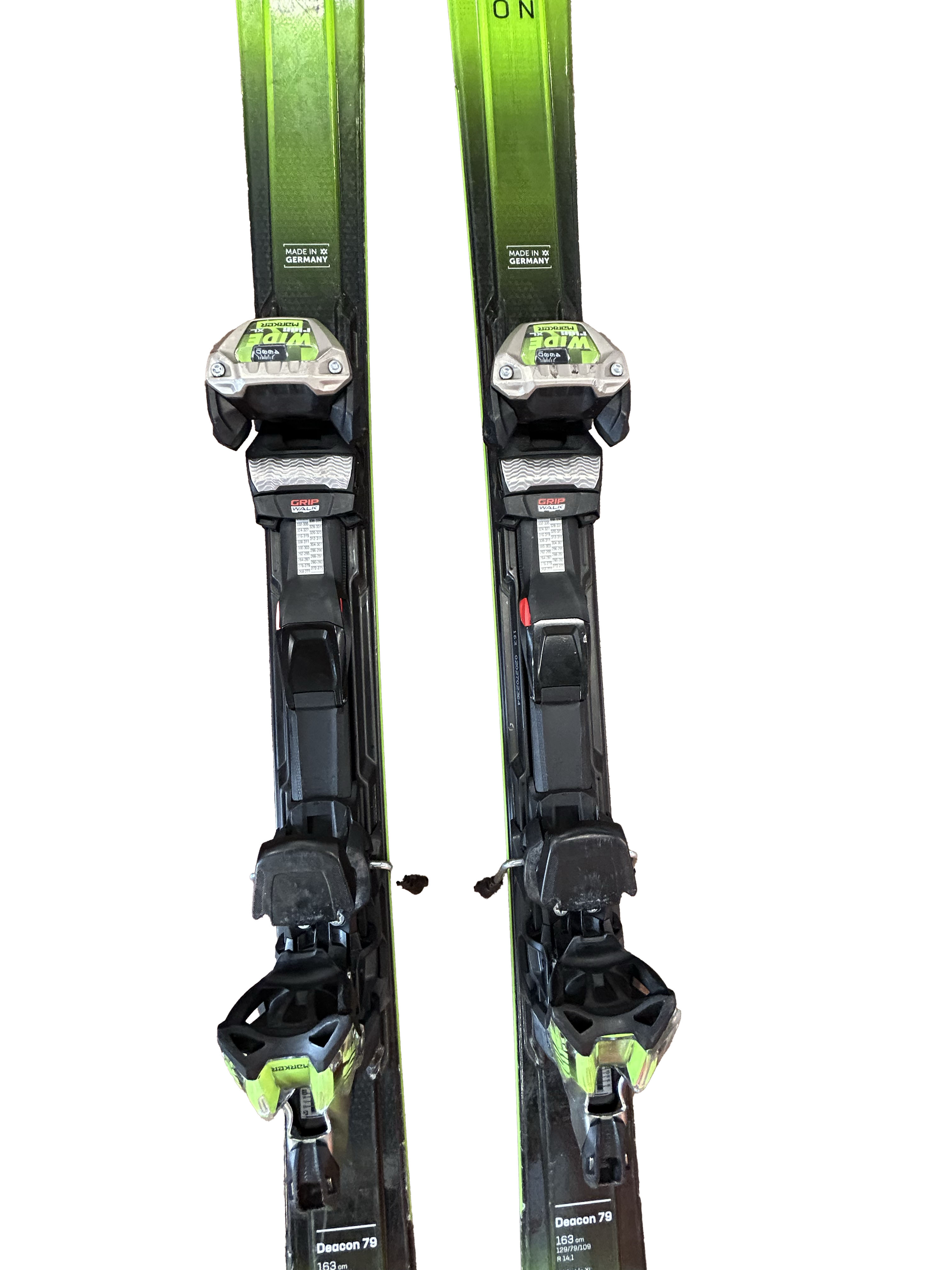 Volkl Deacon 79 Skis With Marker Ride Wide XL Bindings - 163cm (A)