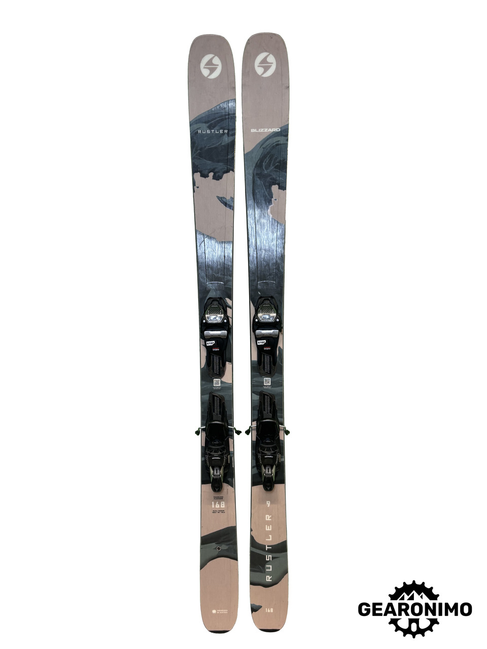 Blizzard Rustler 96 (2027) Skis With Marker TCX 11 Bindings - 168cm (C)