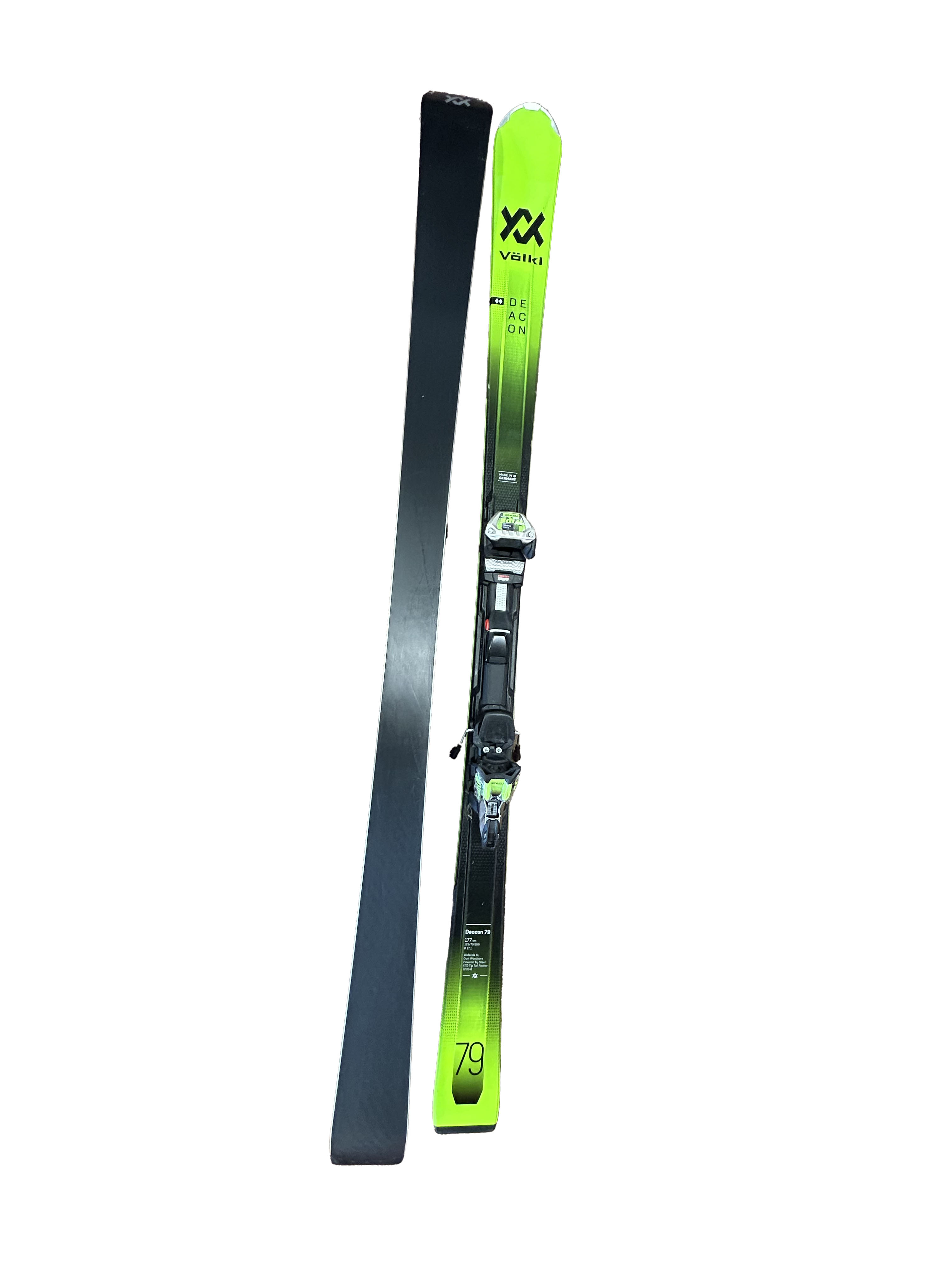Volkl Deacon 79 Skis With Marker Ride Wide XL Bindings - 177cm (A)