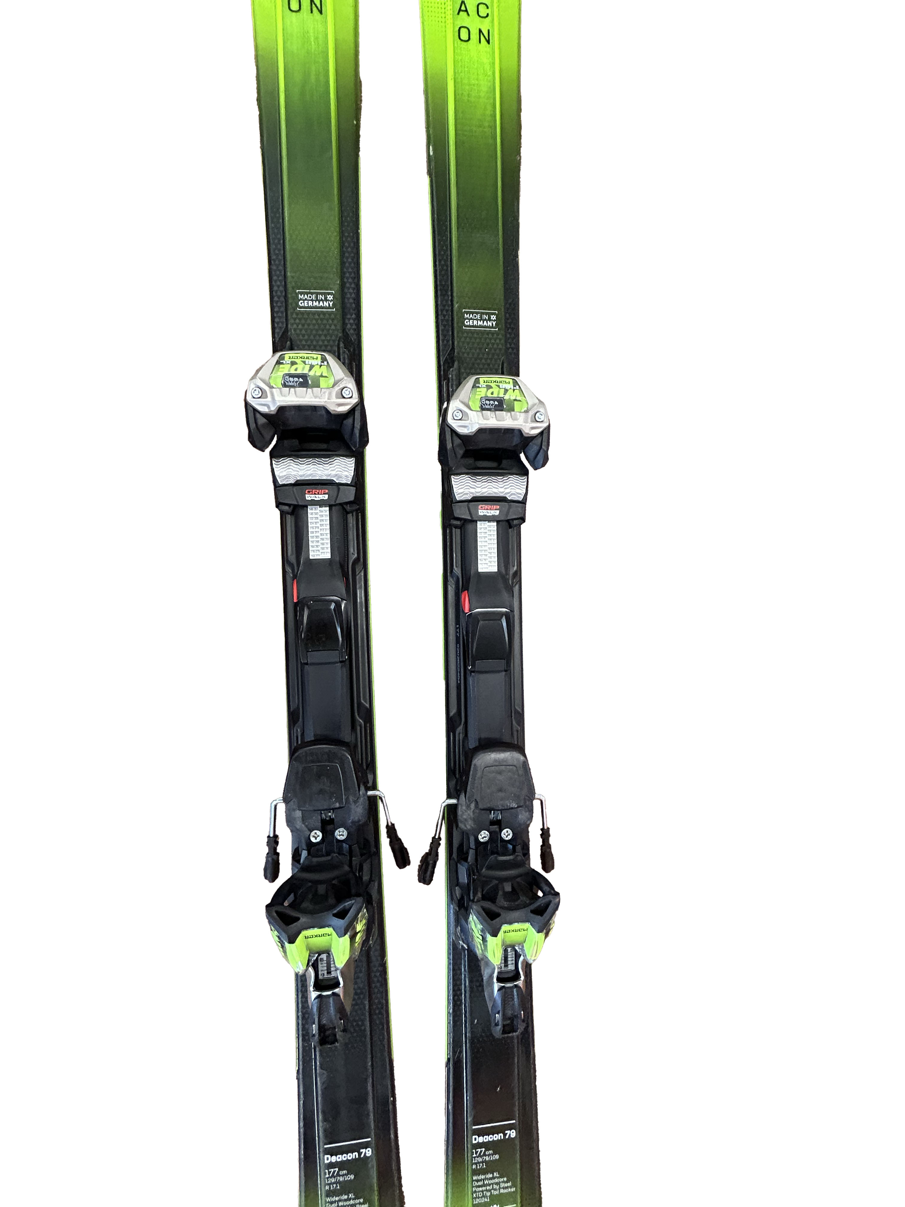 Volkl Deacon 79 Skis With Marker Ride Wide XL Bindings - 177cm (A)