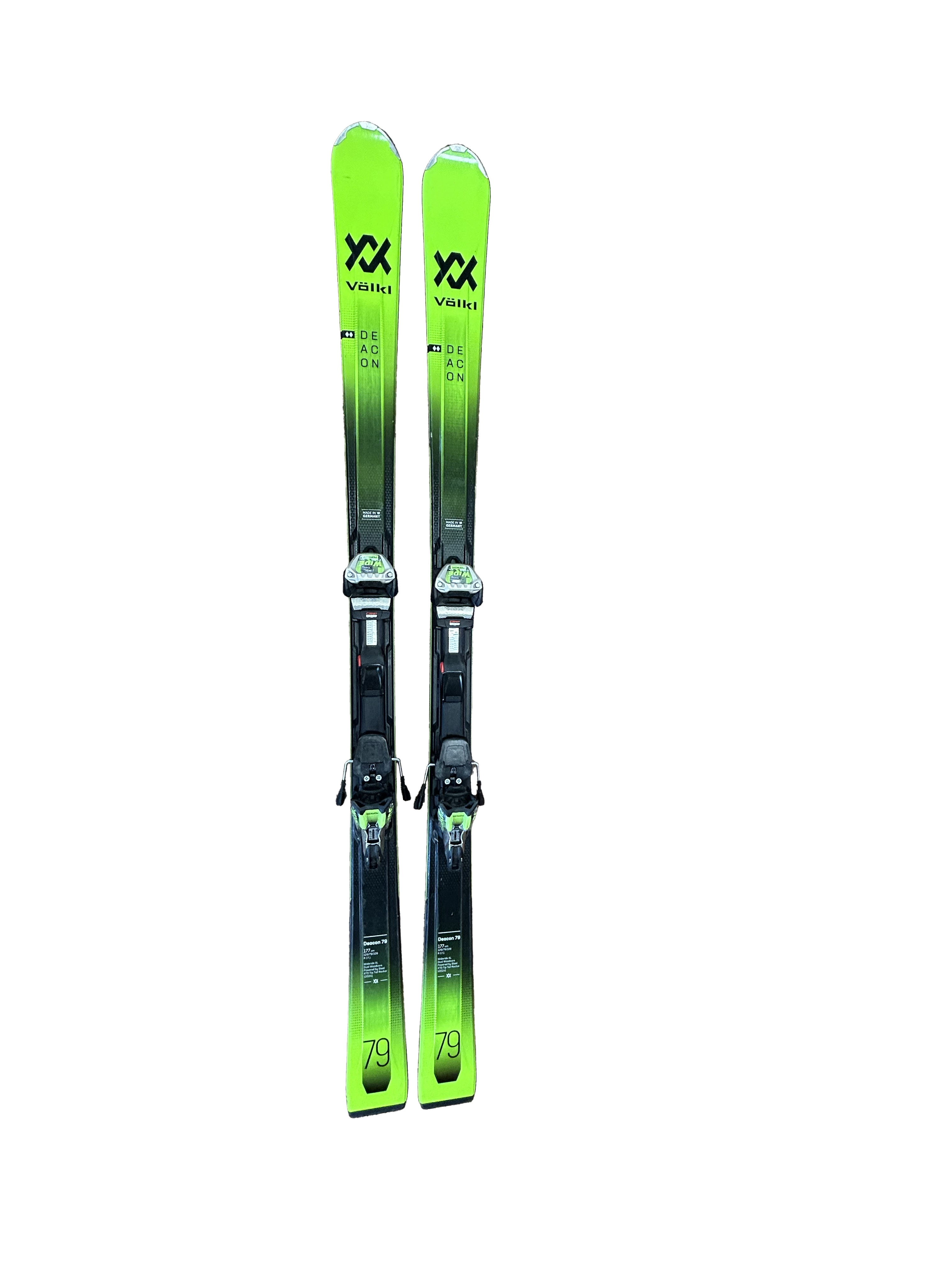 Volkl Deacon Jr ski with Grip Walk bindings