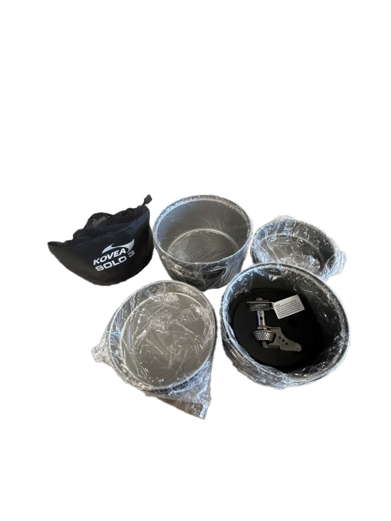 Kovea Solo 3 Camp Stove and Pots set