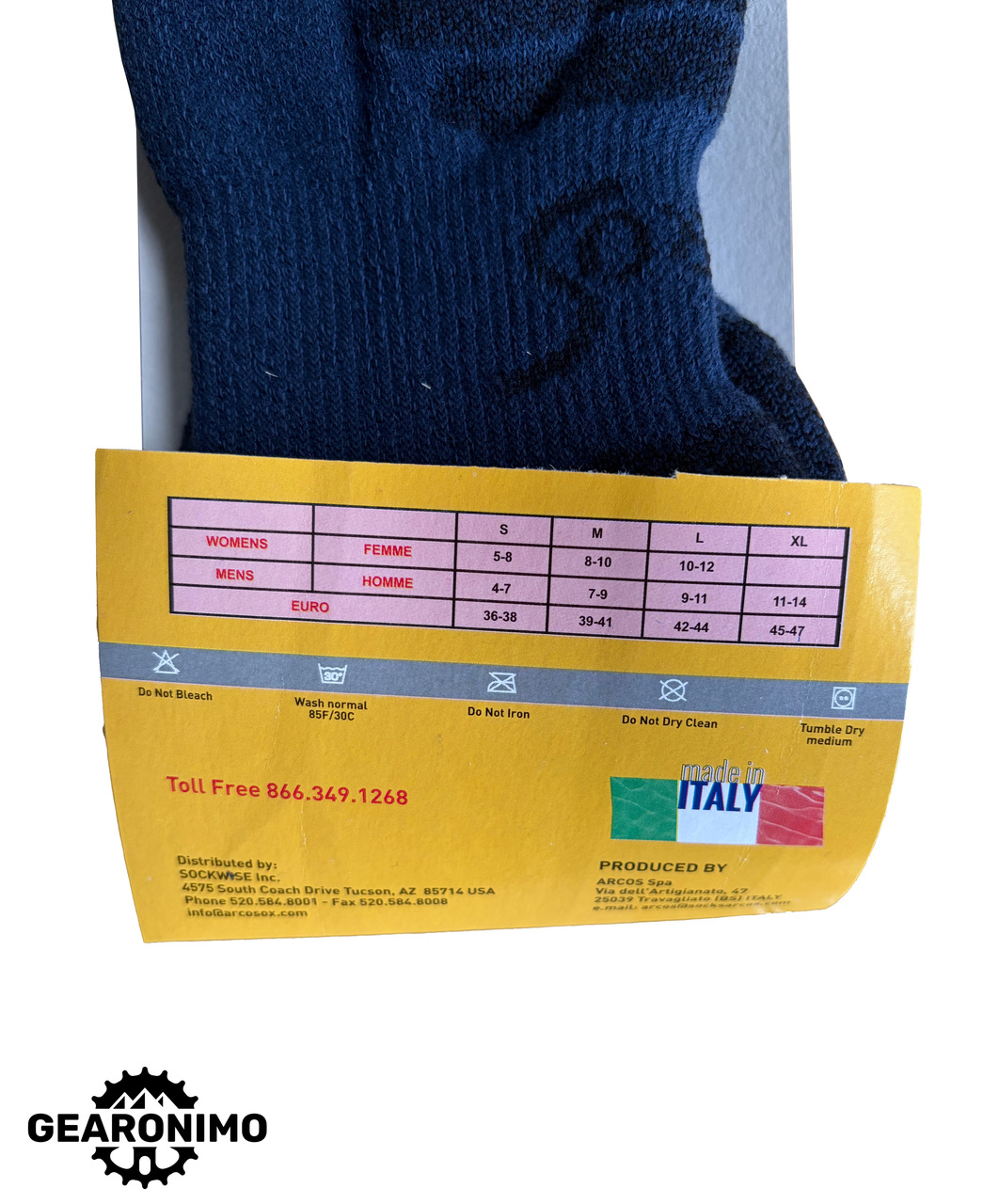 EURO Wool Hiking Sock - (Multiple Sizes Available)