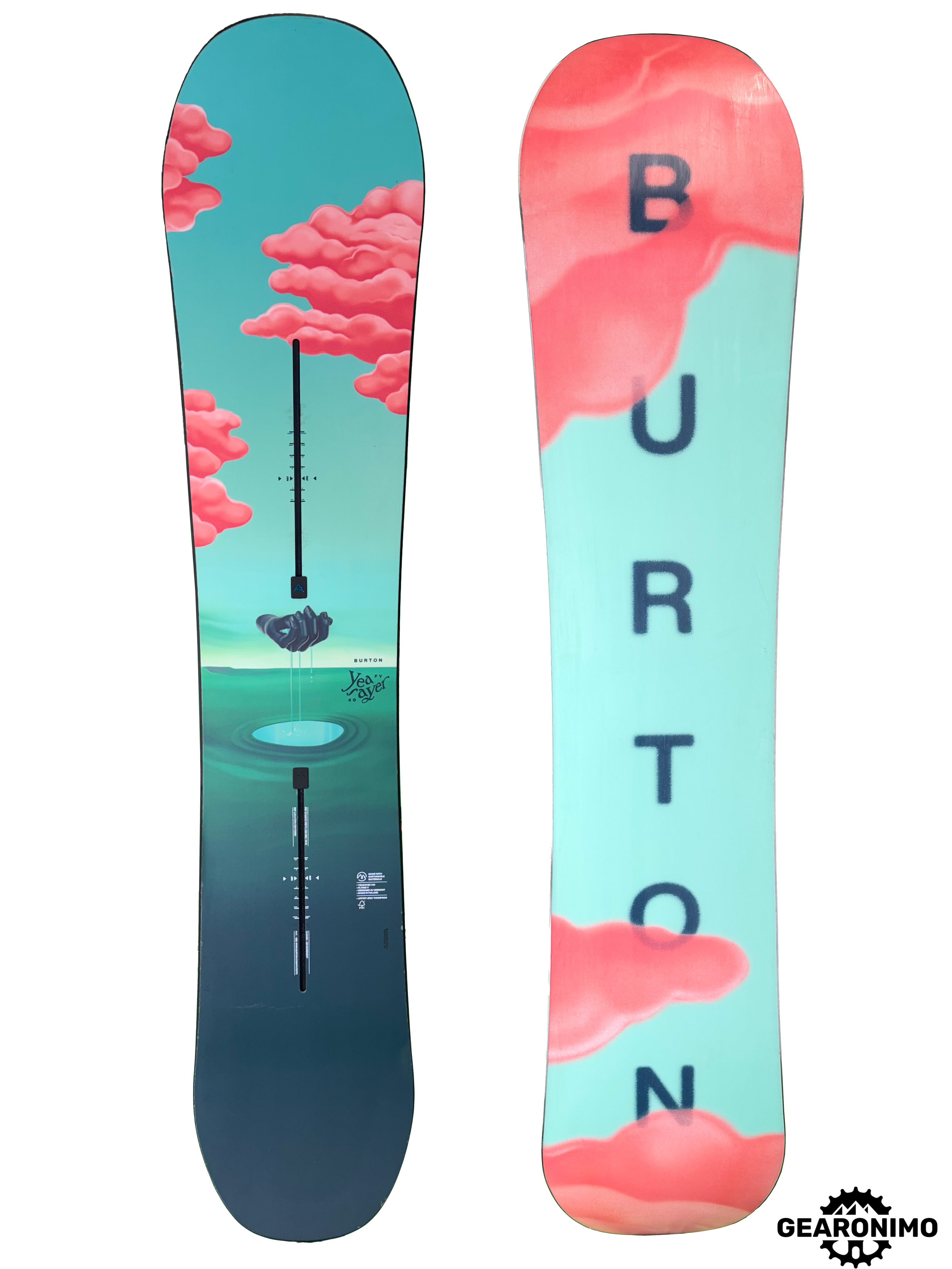 Burton Yeasayer Flying V Snowboard (2025) - 140cm