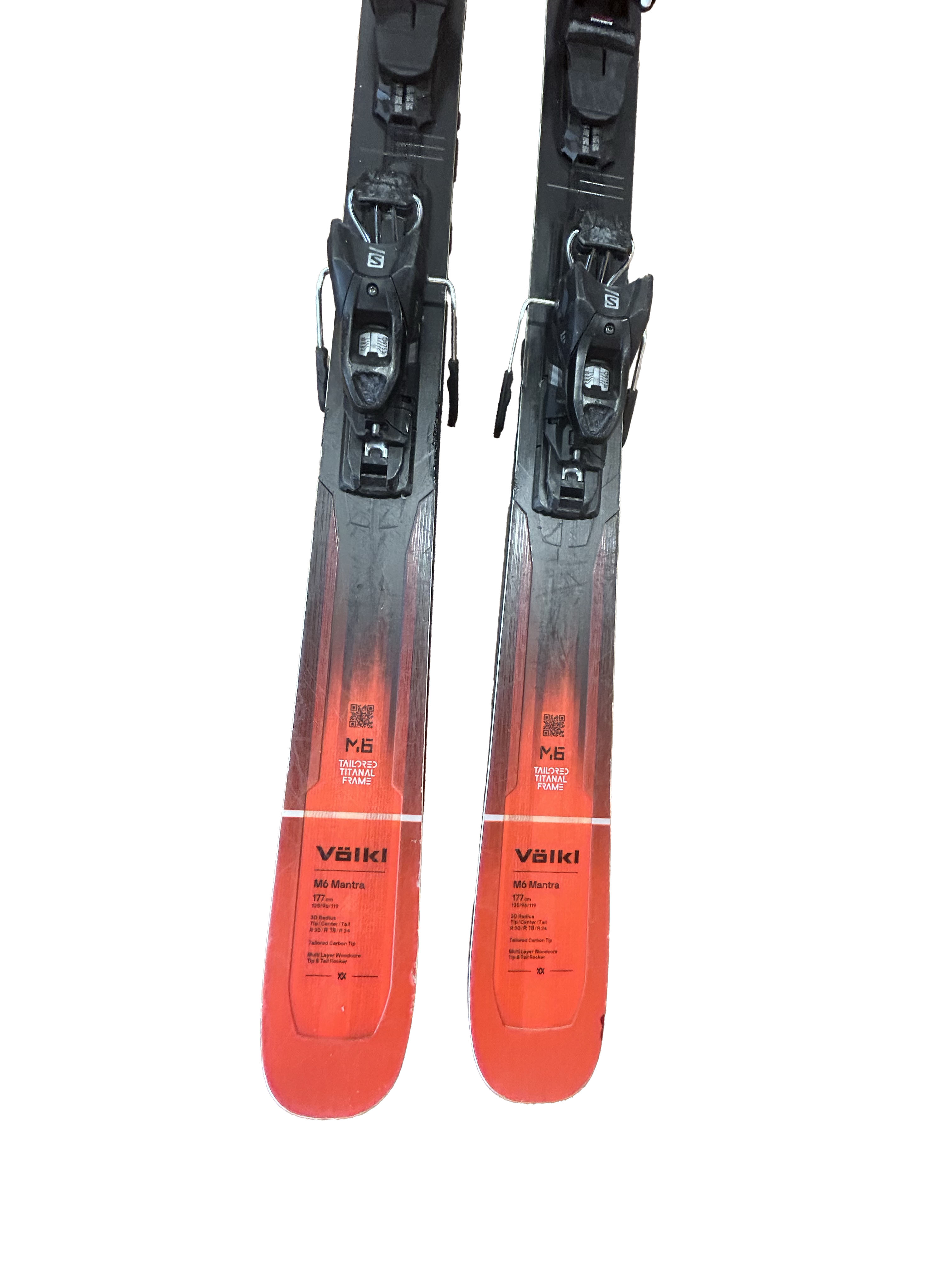 Volkl Mantra M6 Skis (21/22) With Salomon 3M 10 Bindings 177cm (B)