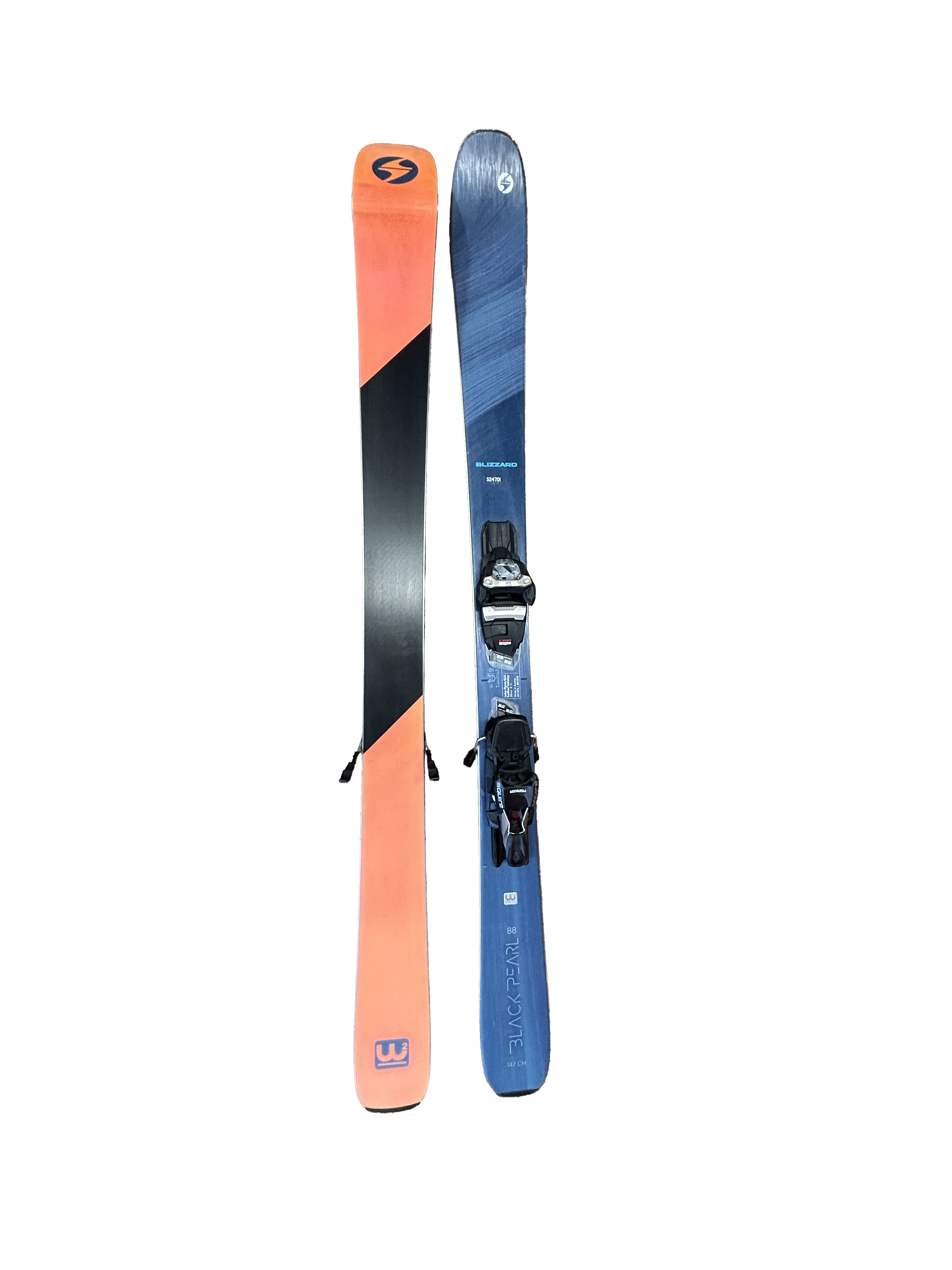 Blizzard Black Pearl 88 (2024) Skis With Marker Squire 11 Bindings - 147cm (A)