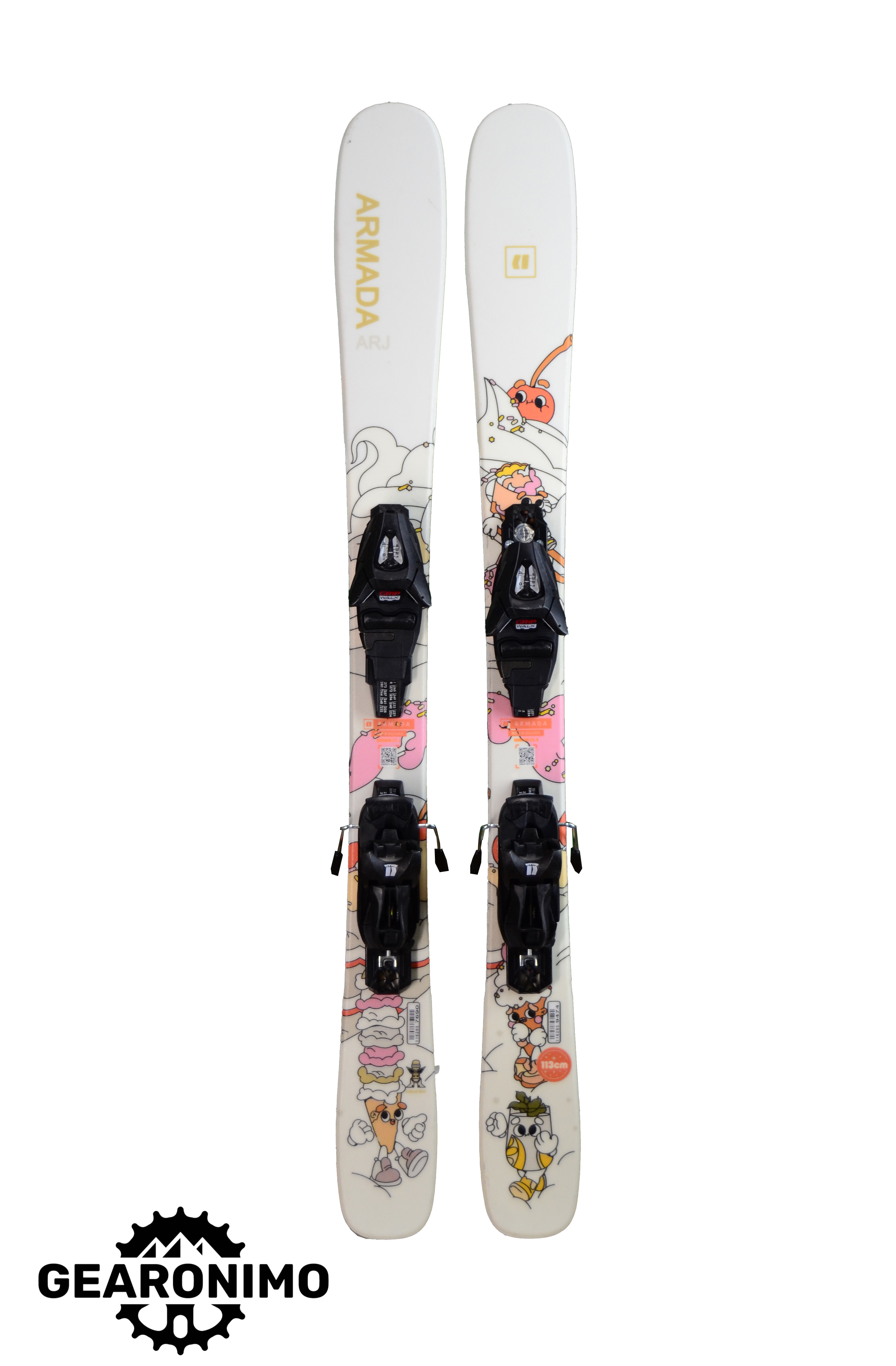 Armada ARJ Kid Skis With Armada Bindings - 113cm