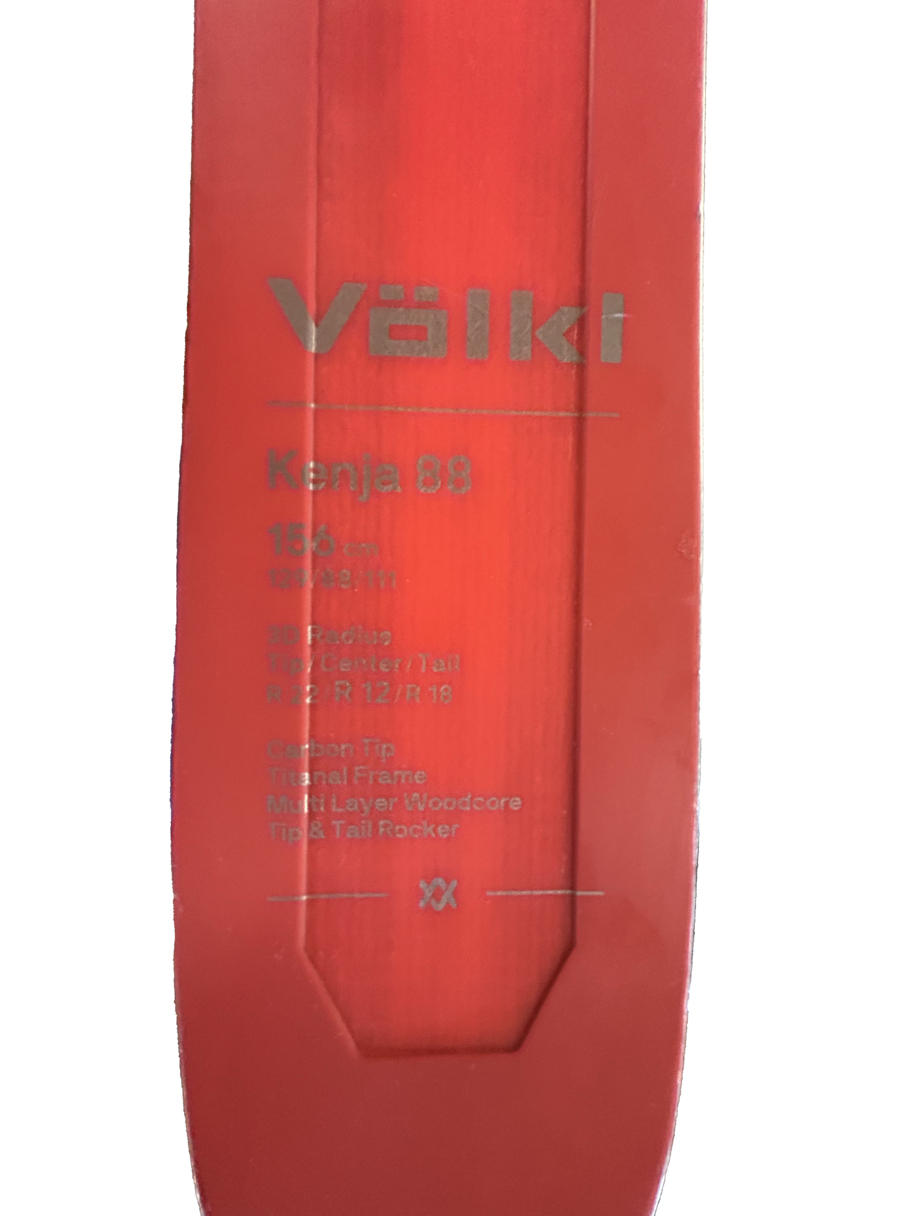 Volkl Kenja 88 (2023) Skis With Salomon 3m 11 - 156cm (A)
