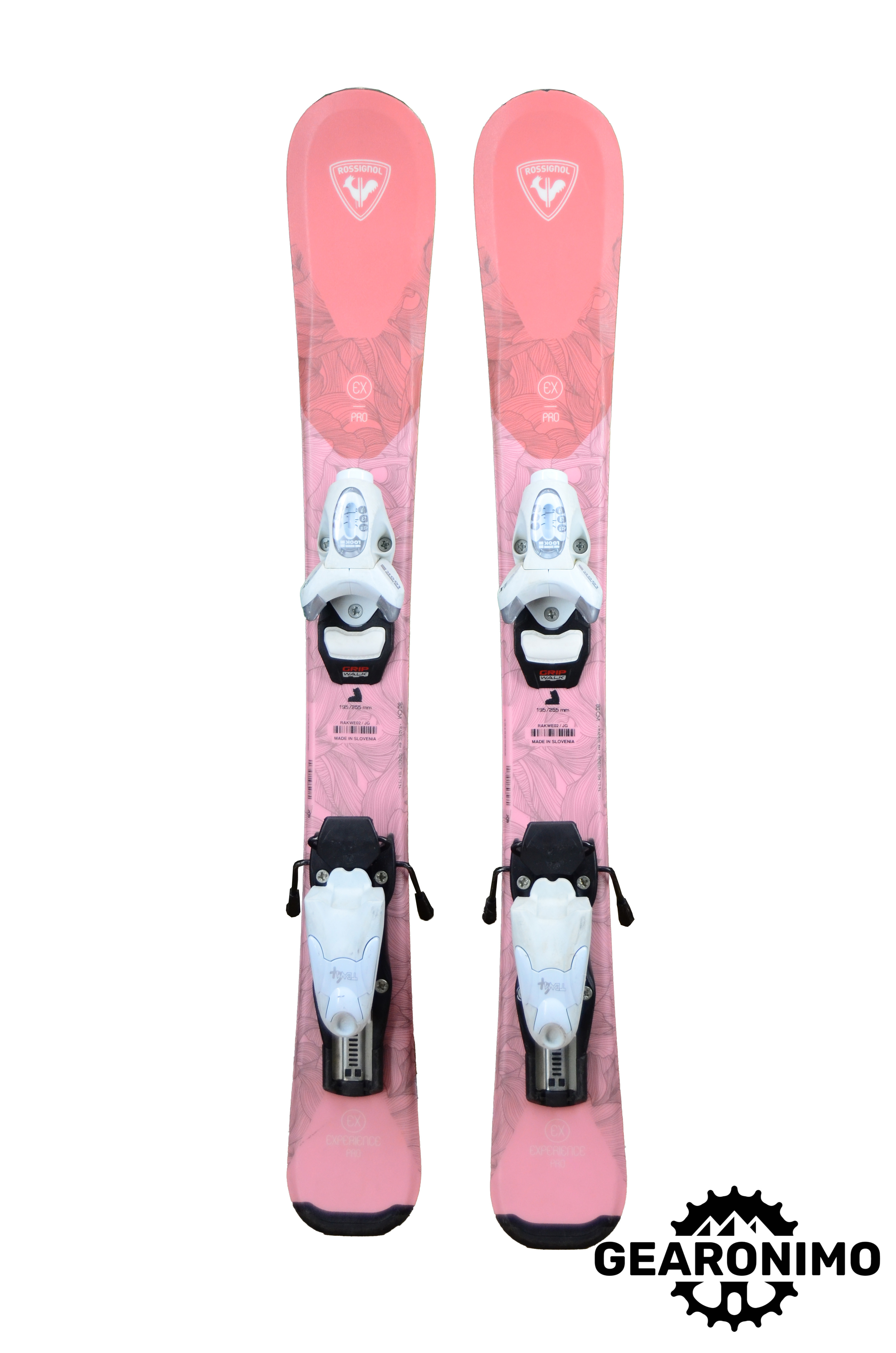 Rossignol EX Pro Skis With Look Team 4 Bindings - 80cm