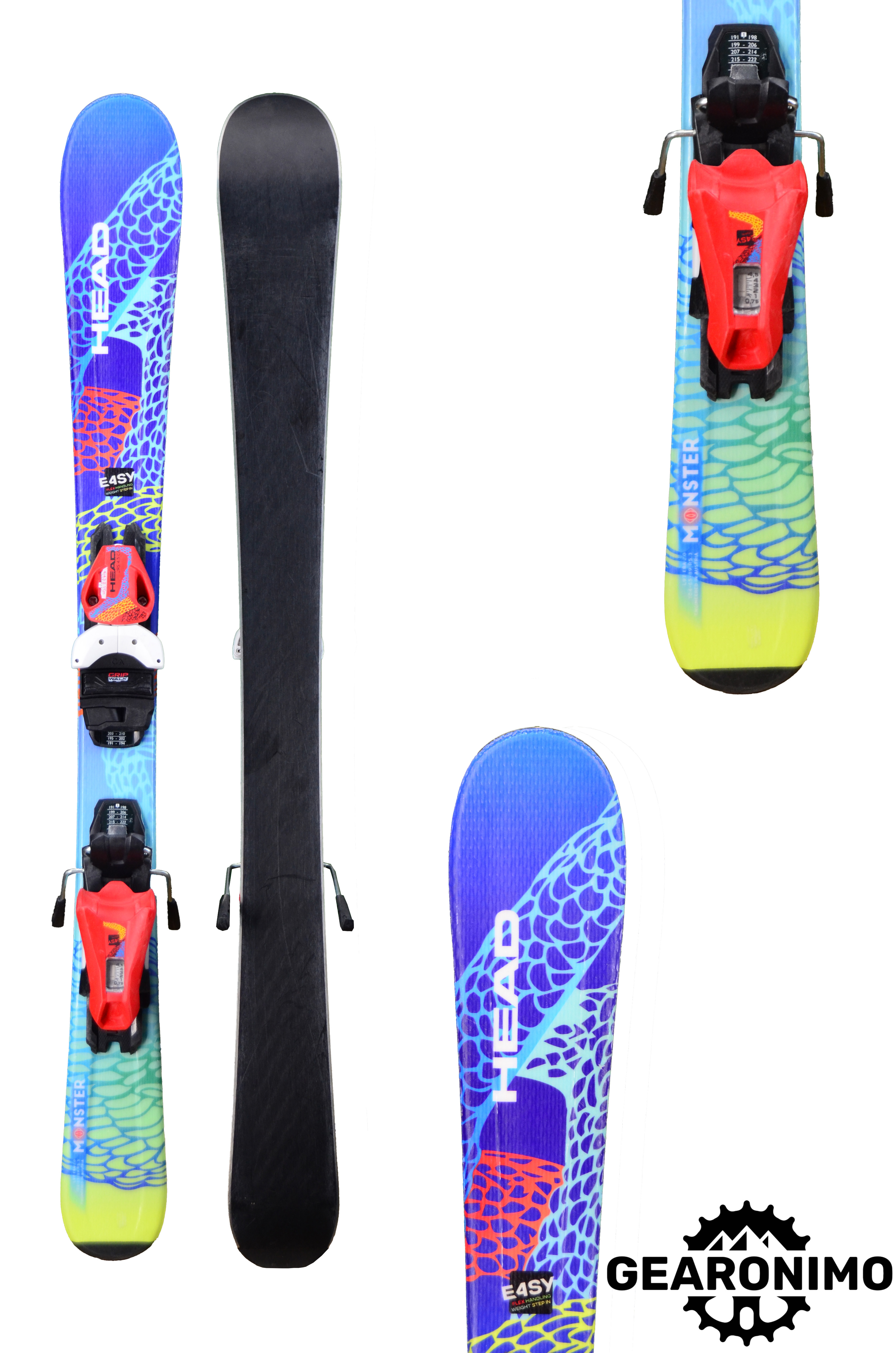 Head Monster Kids Skis - 97cm