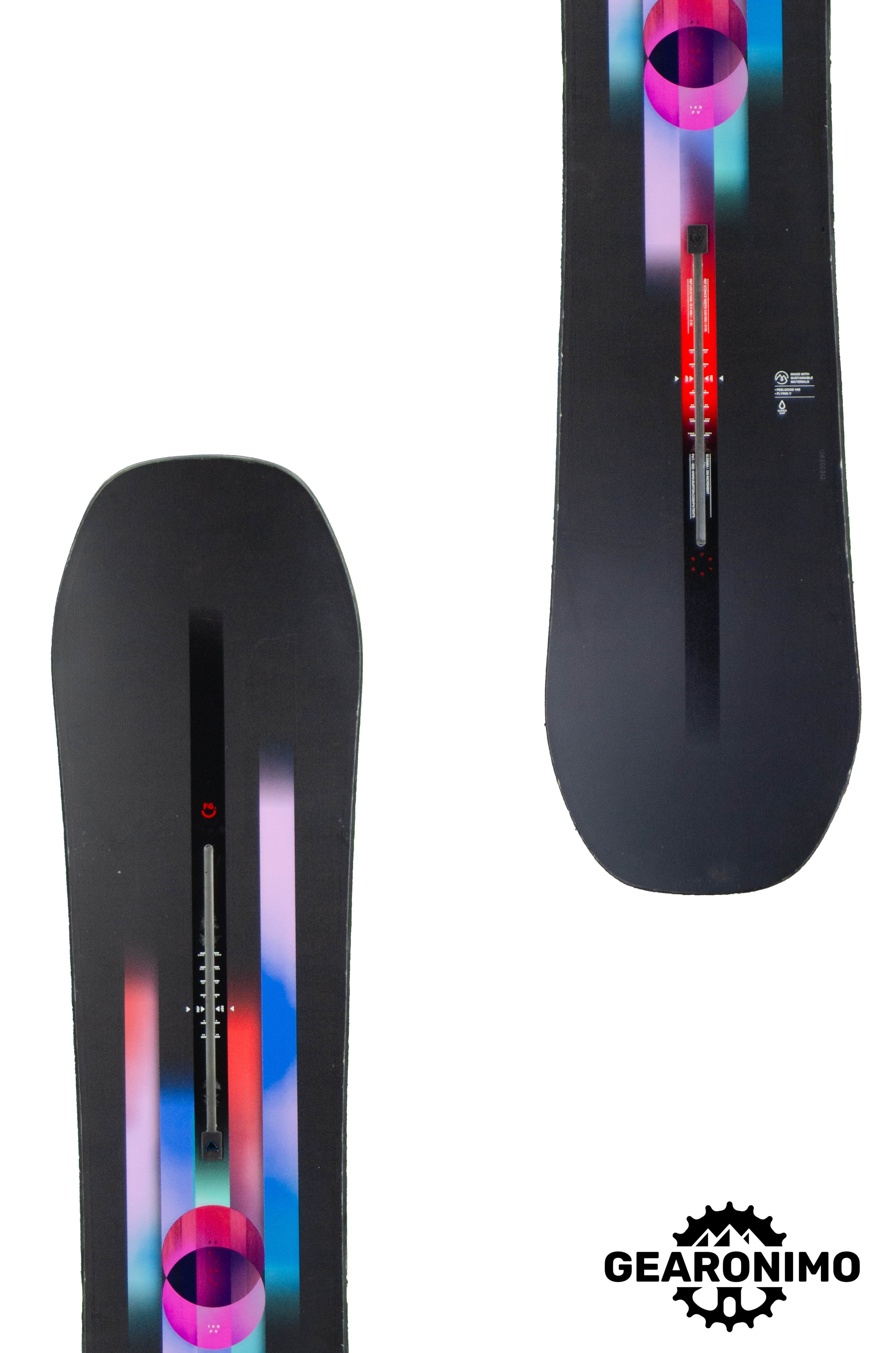 Burton Feel Good Flying V Snowboard (2025) - 146cm