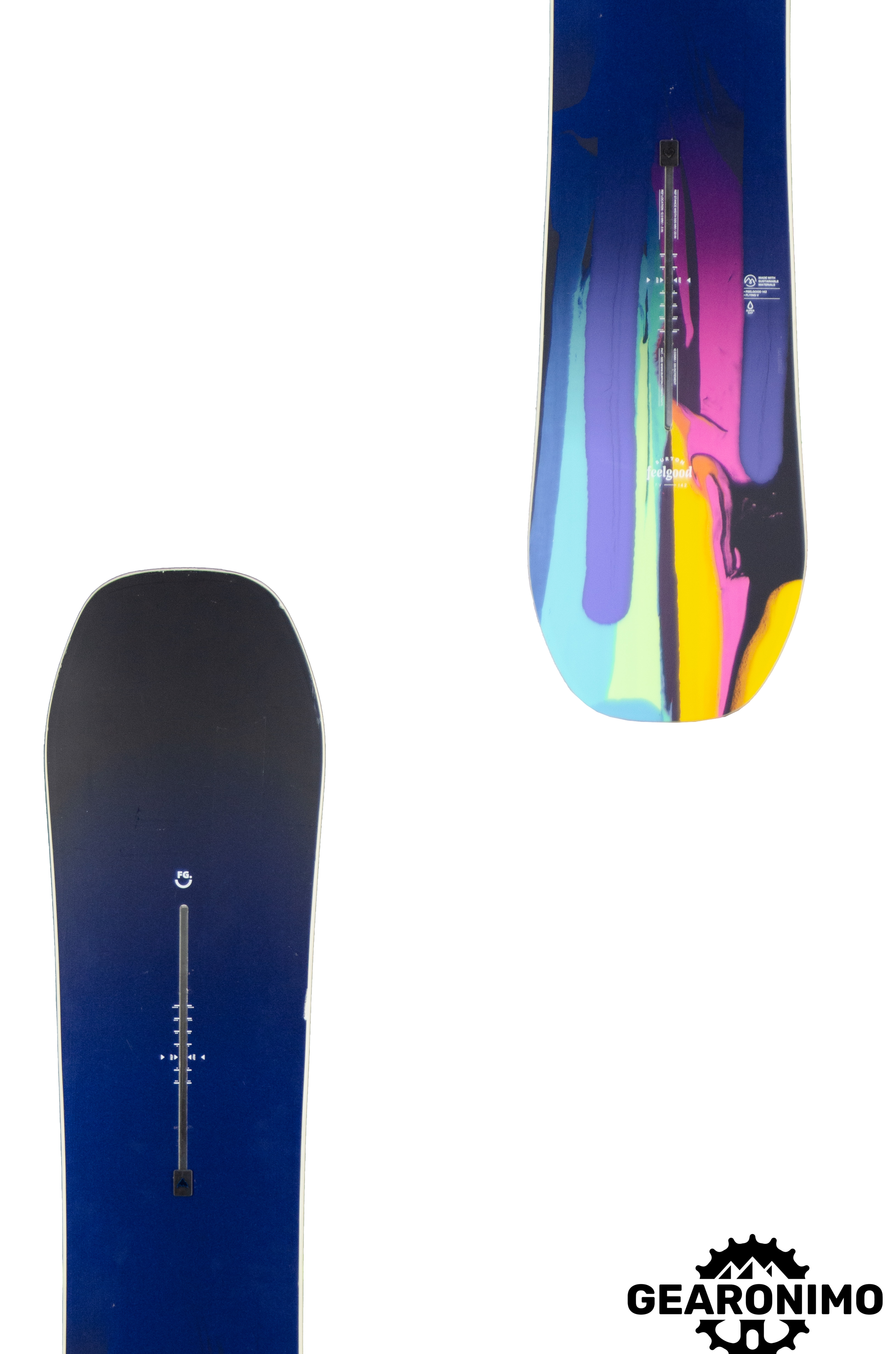 Burton Feel Good Flying V Snowboard (2024) - 142cm