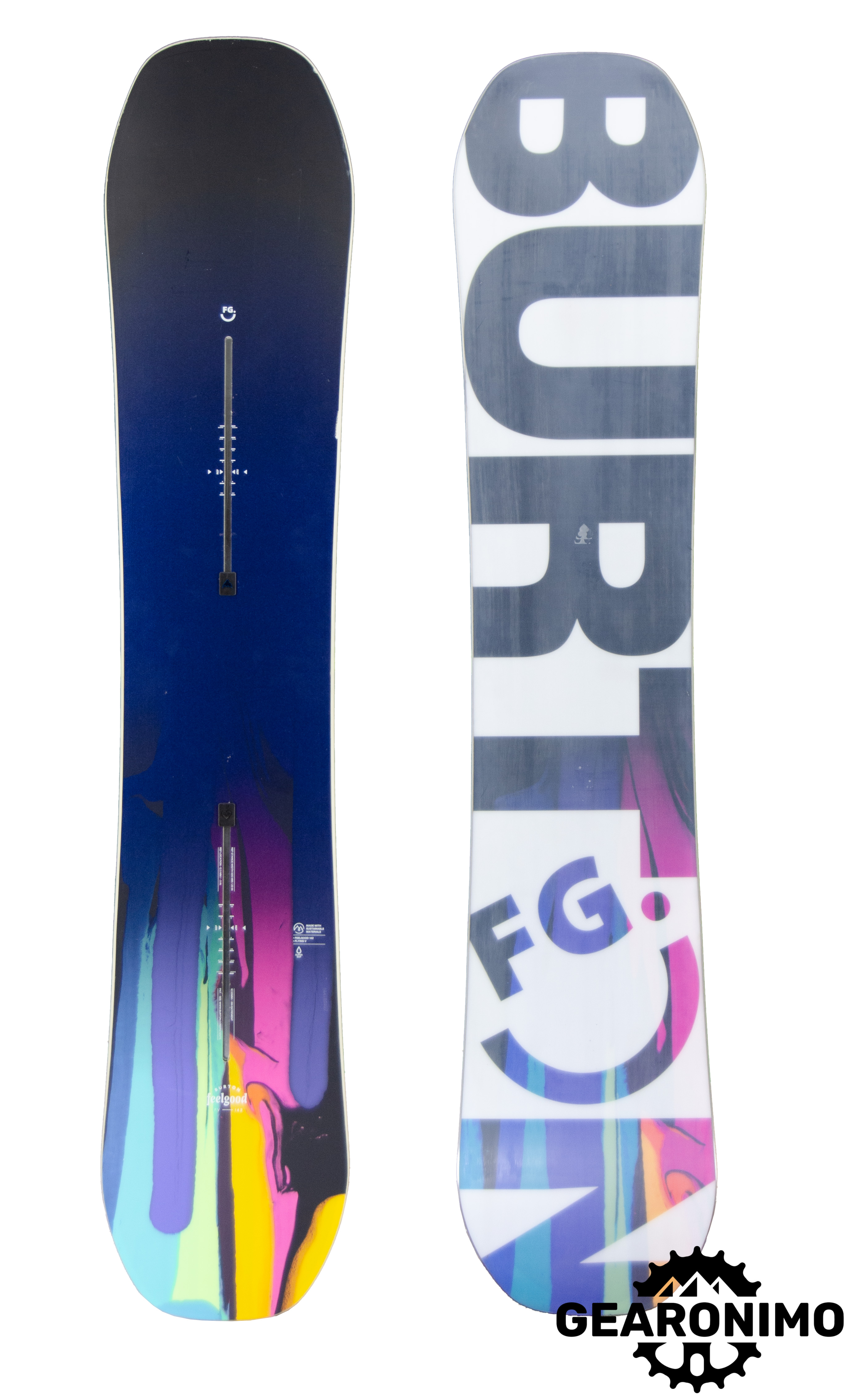 Burton Feel Good Flying V Snowboard (2024) - 142cm