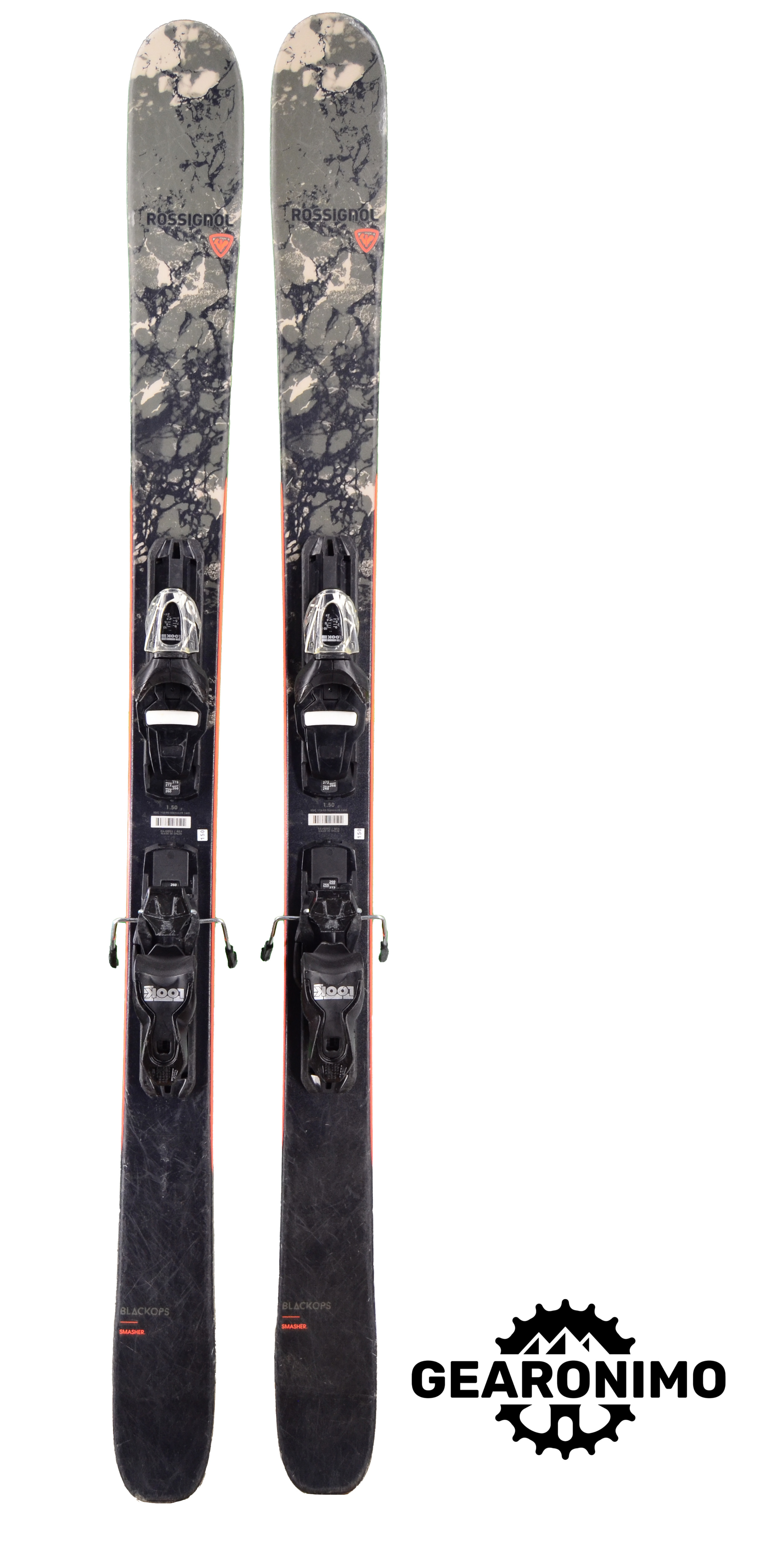 Rossignol Black Ops Skis With Look Express 10 Bindings - 150cm