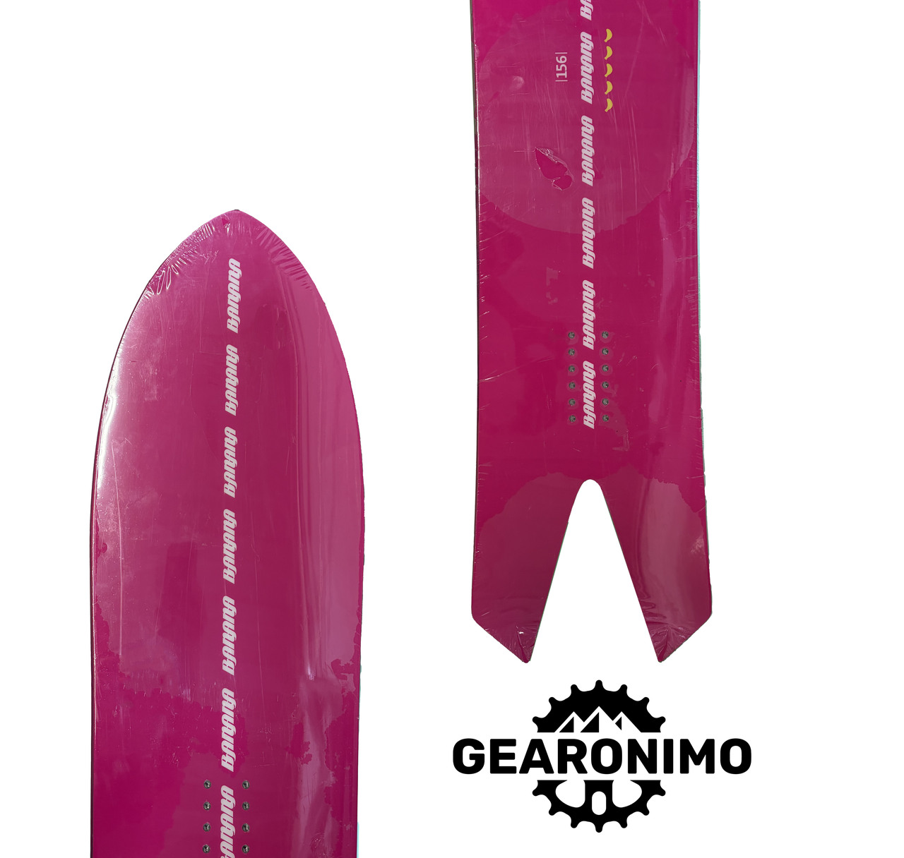 Banana Split Tail Snowboard - 156cm