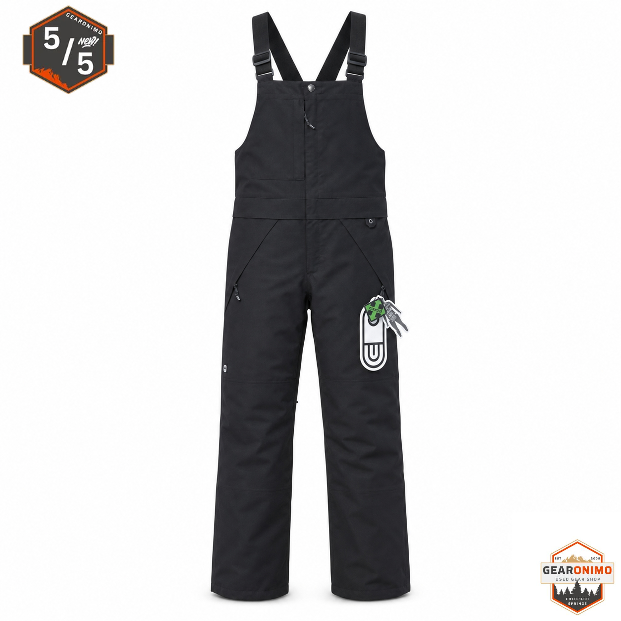 Airblaster Hot Winter/Ski Bib - Women's Small (Black)