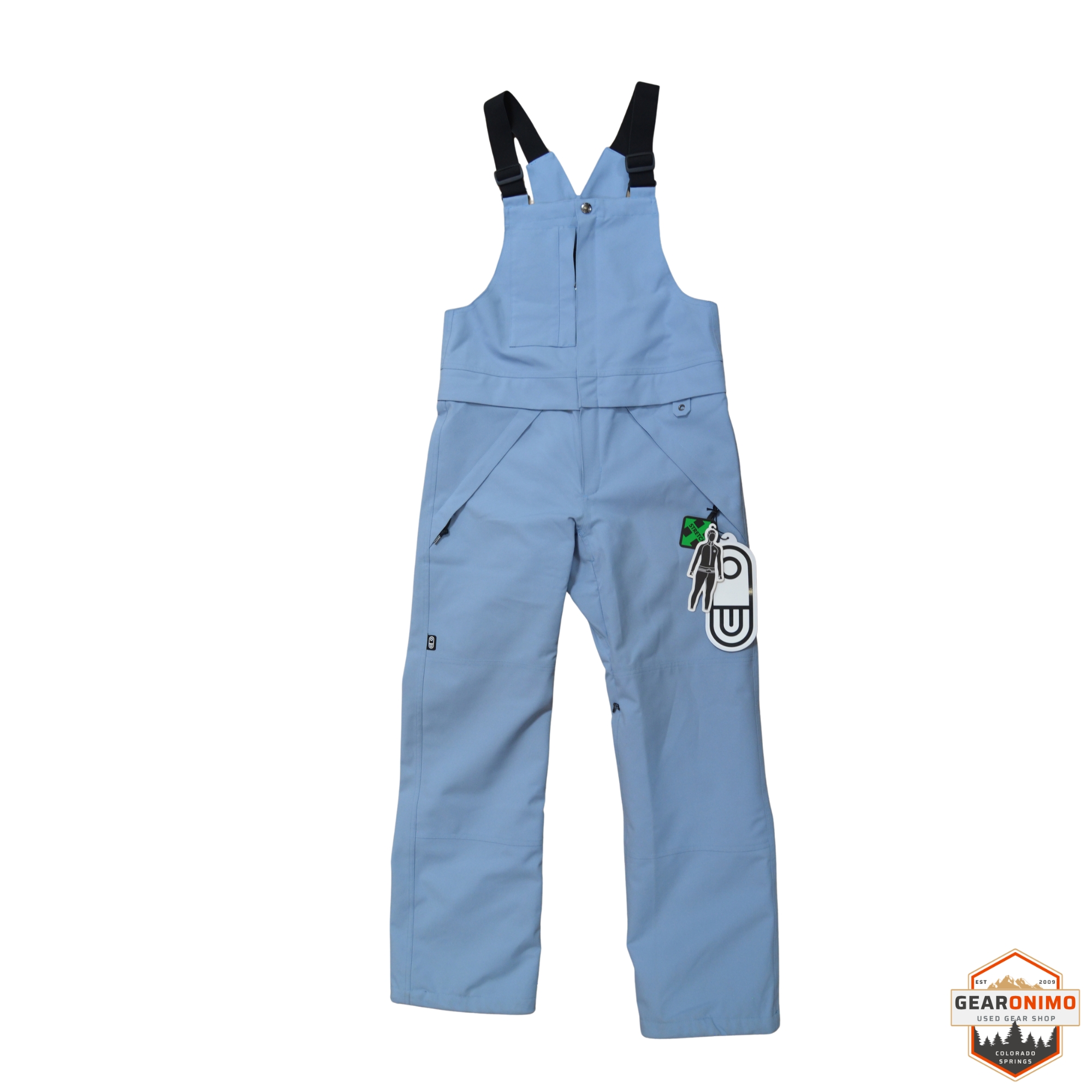 Airblaster Winter/Ski Hot Bib - Women's Small (Blue Mist)