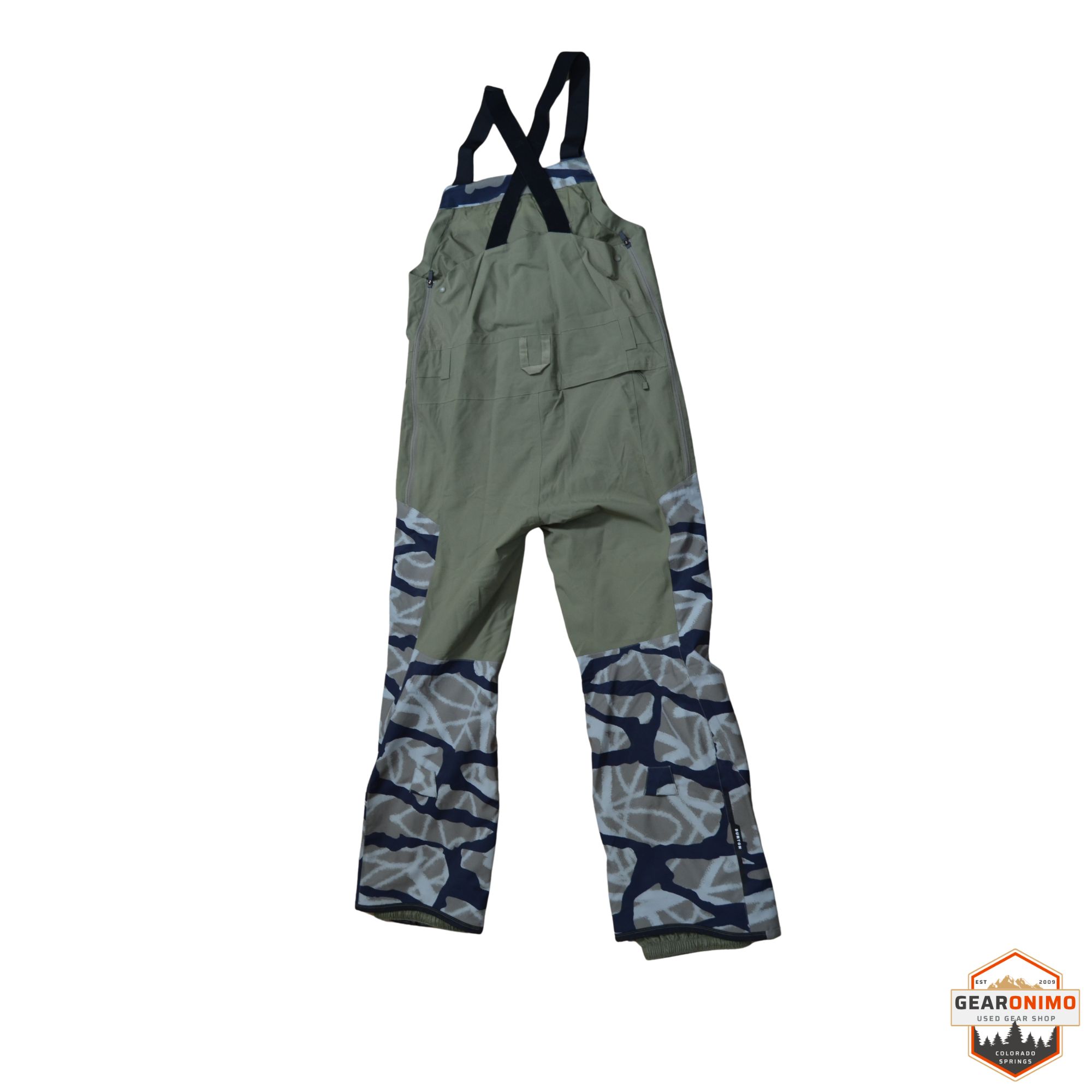 Burton Reserve 2L Winter/Ski Bib - Men's Large (Camo)