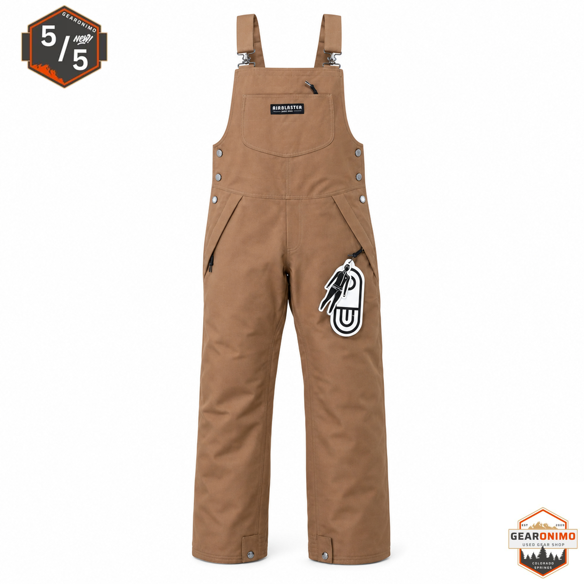 Airblaster Freedom Winter/Ski Bib - Women's Small (brown)