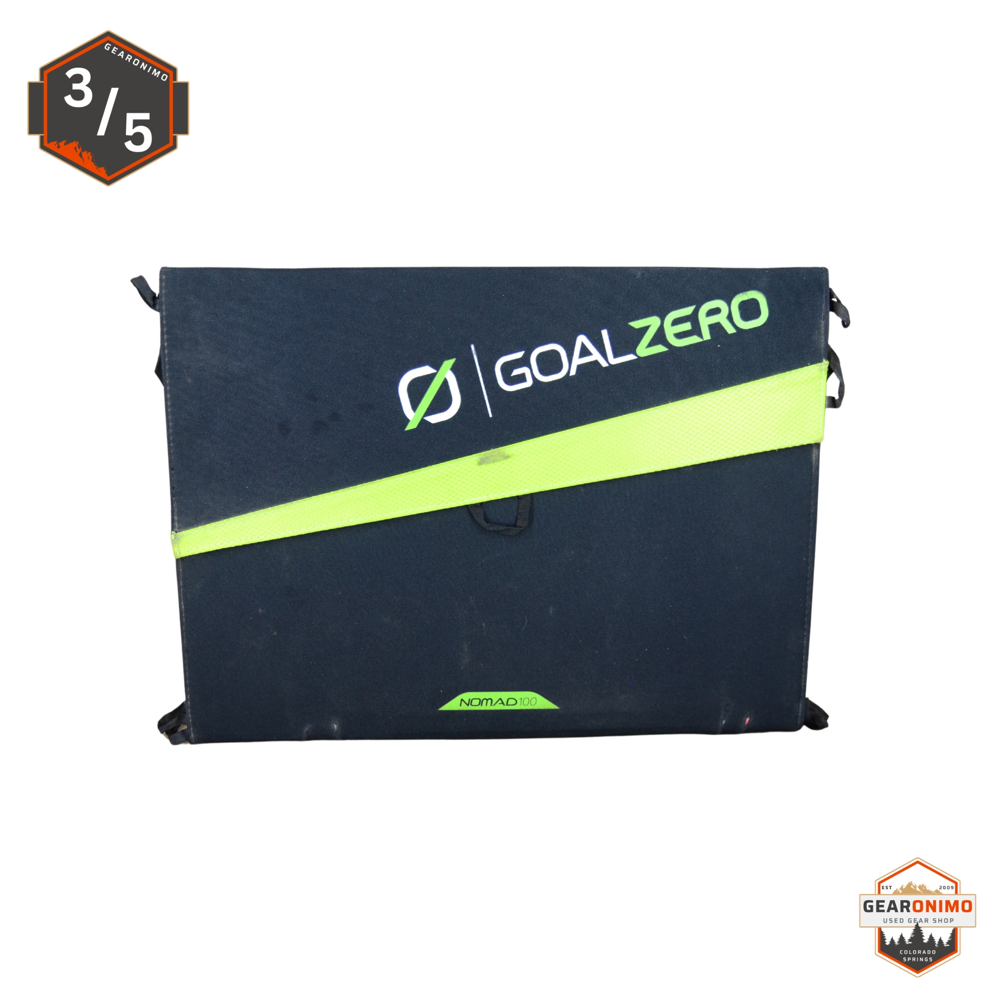 Goal Zero Nomad 100 Solar Panel (extended wire included)