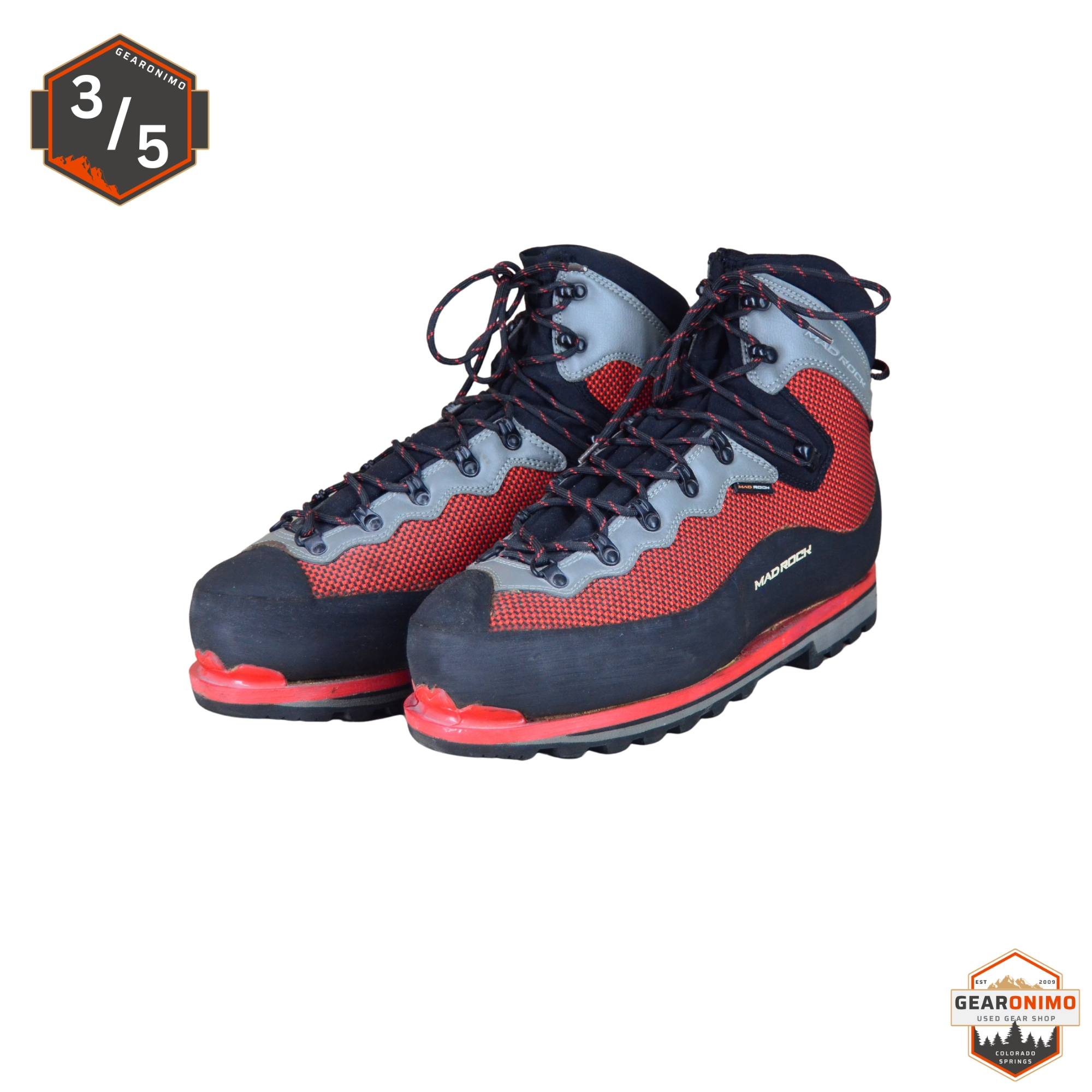 Mad Rock Ice Boots - Size 12.5 (Red)