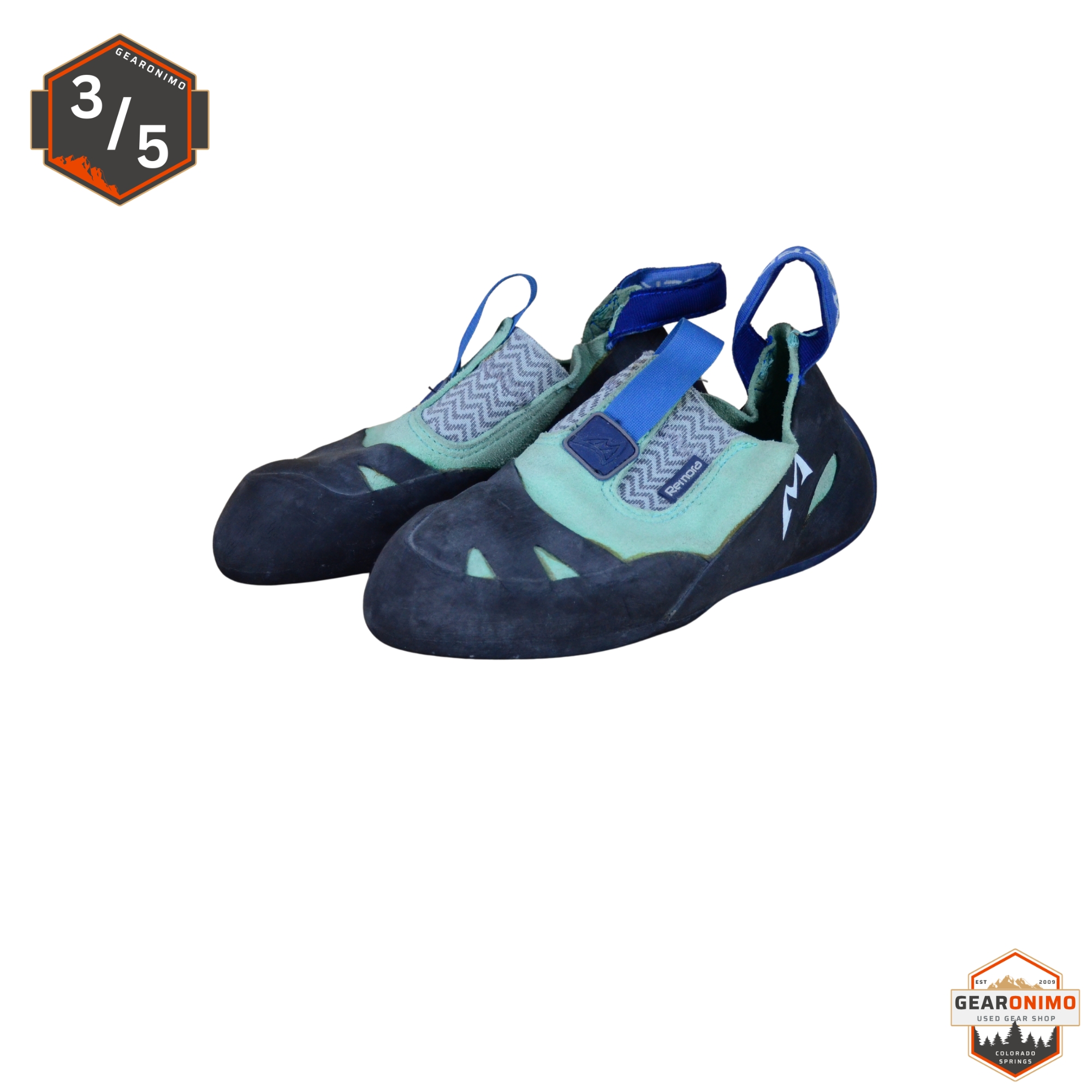 Mad Rock Remora Climbing Shoes - Size 4.5 / EU 36
