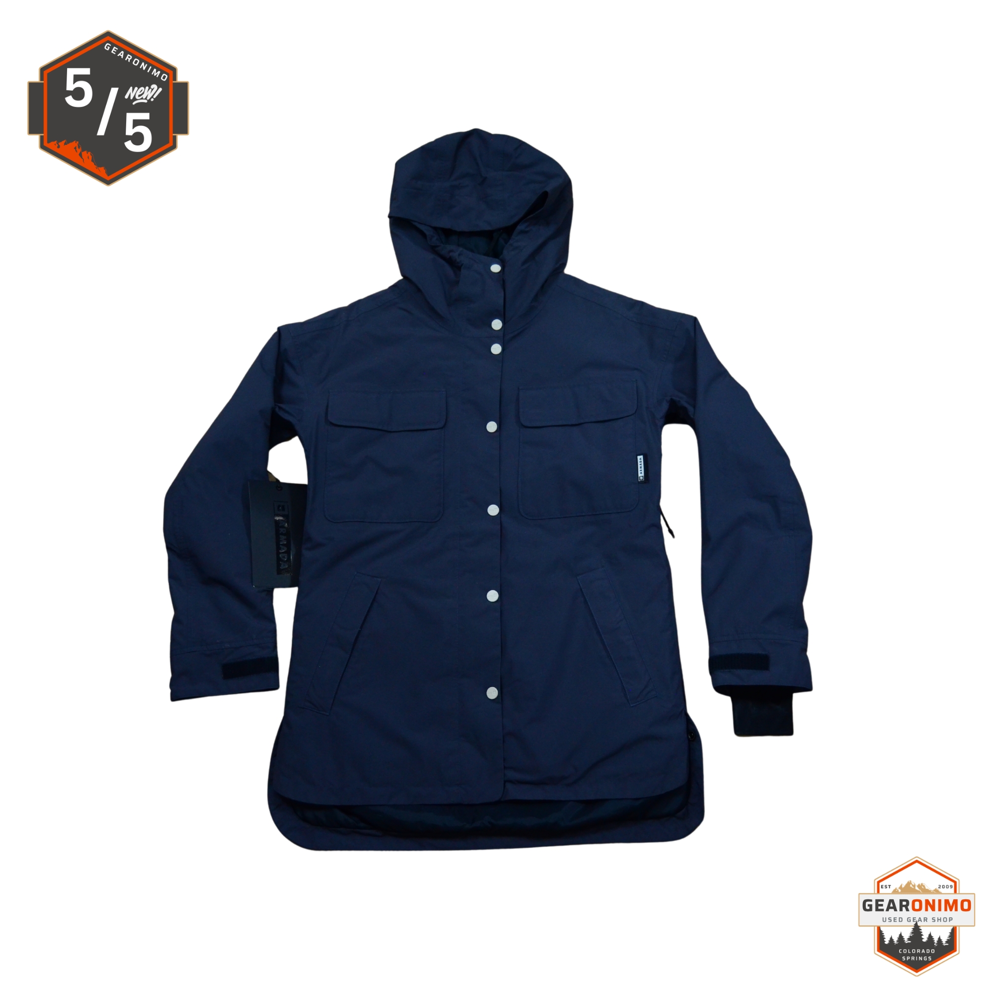 Armada Ridge 2L winter/ski Jacket - Women's Small (Indigo)