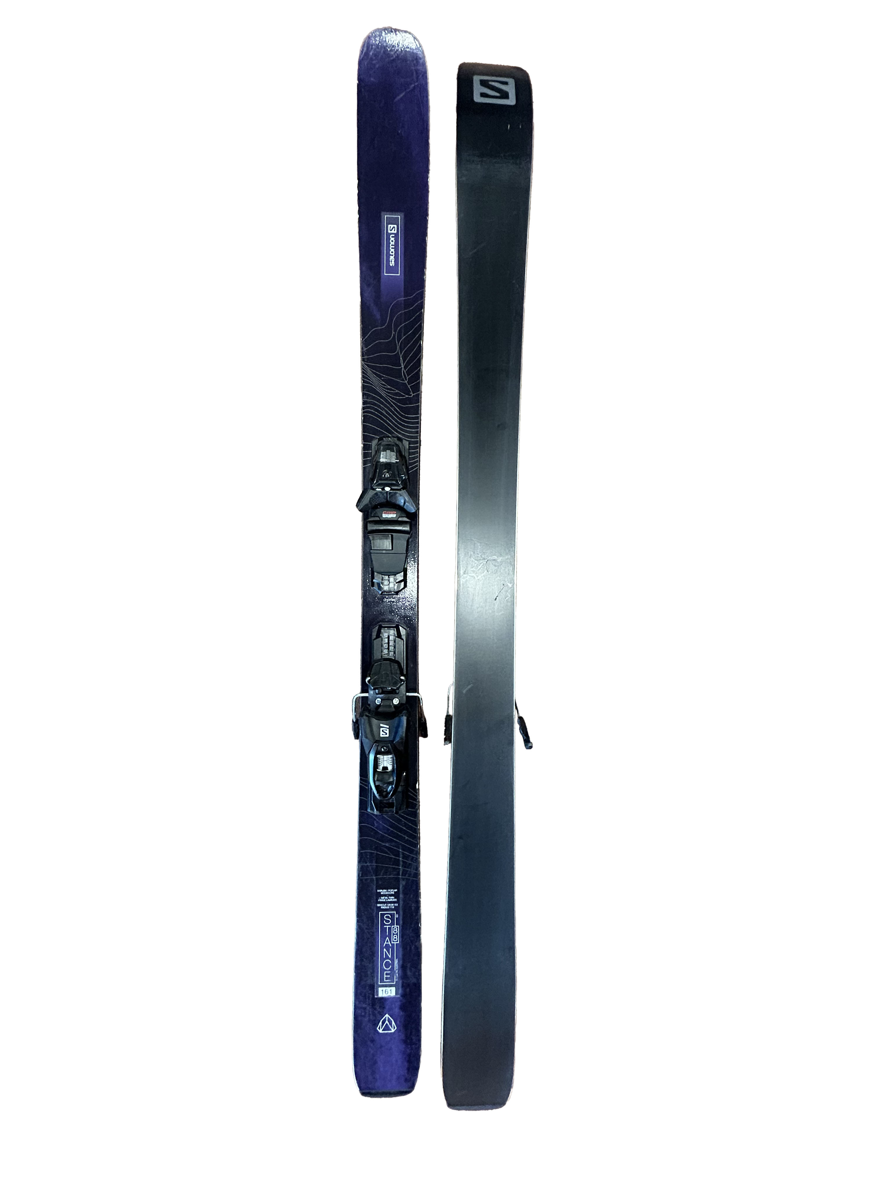 Salomon Stance 88 Skis With Salomon 3M 10 Bindings - 161cm (A)