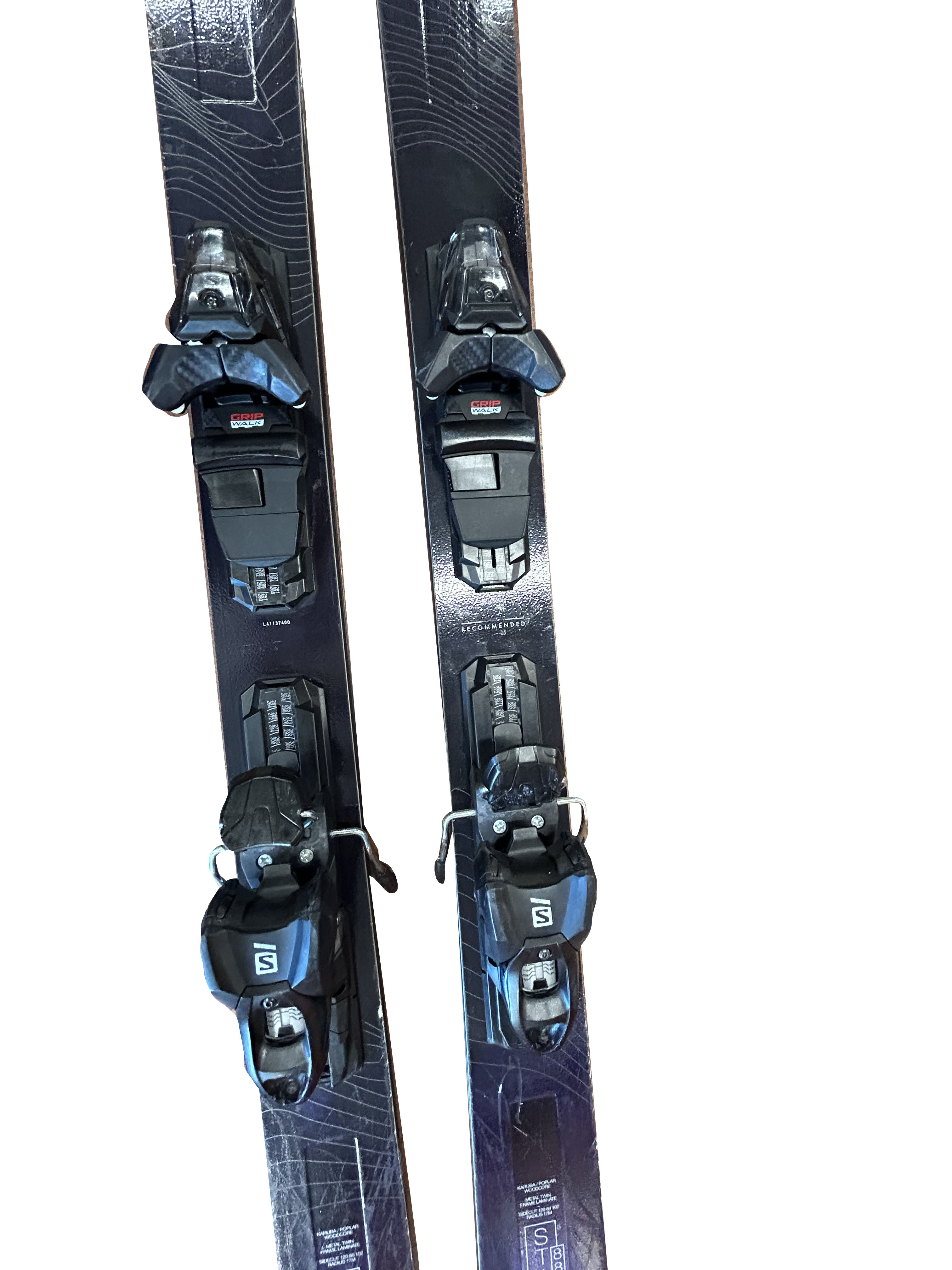 Salomon Stance 88 Skis With Salomon 3M 10 Bindings - 161cm (A)