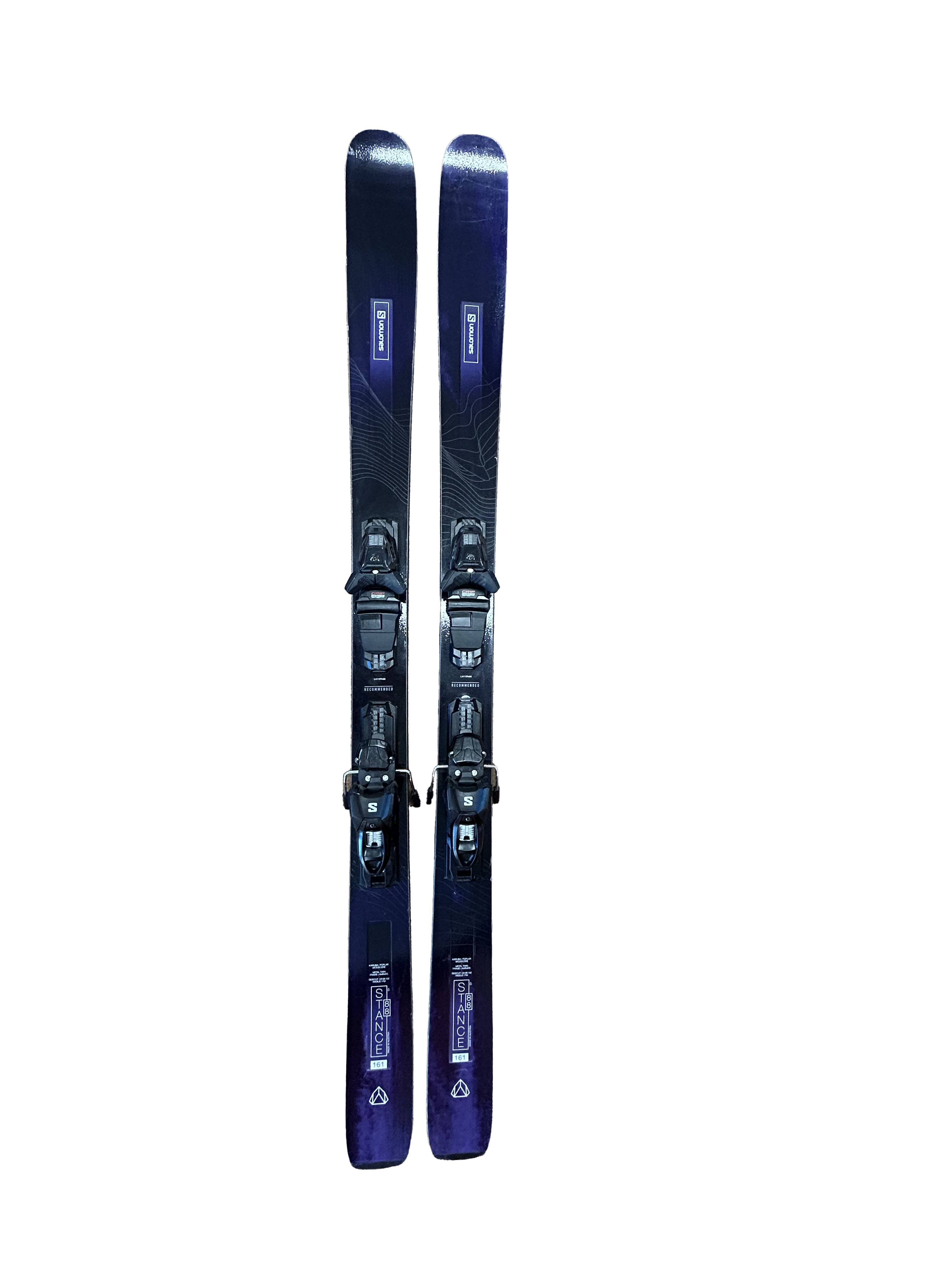 Salomon Stance 88 Skis With Salomon 3M 10 bindings - 161cm (B)