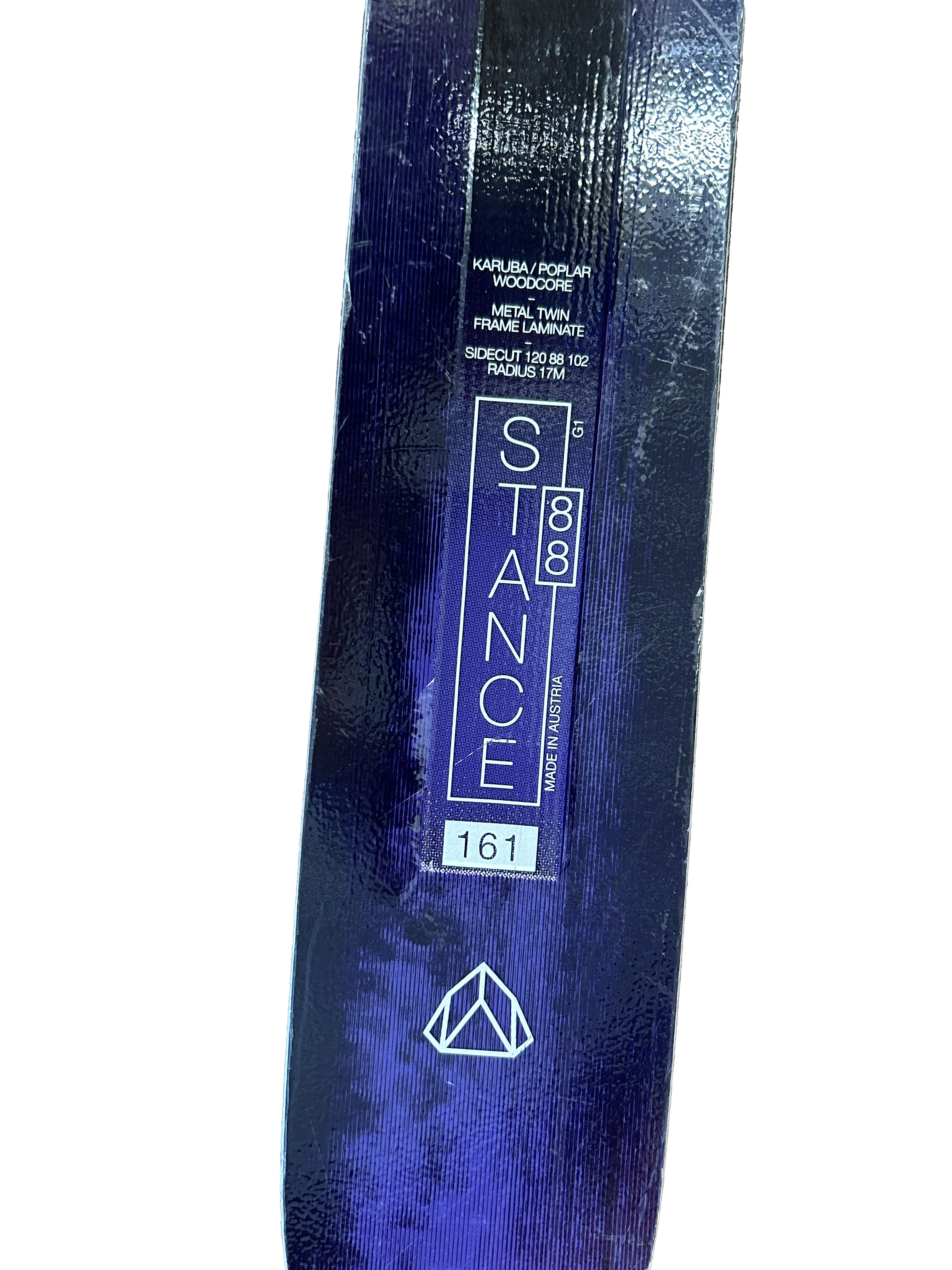 Salomon Stance 88 Skis With Salomon 3M 10 bindings - 161cm (B)
