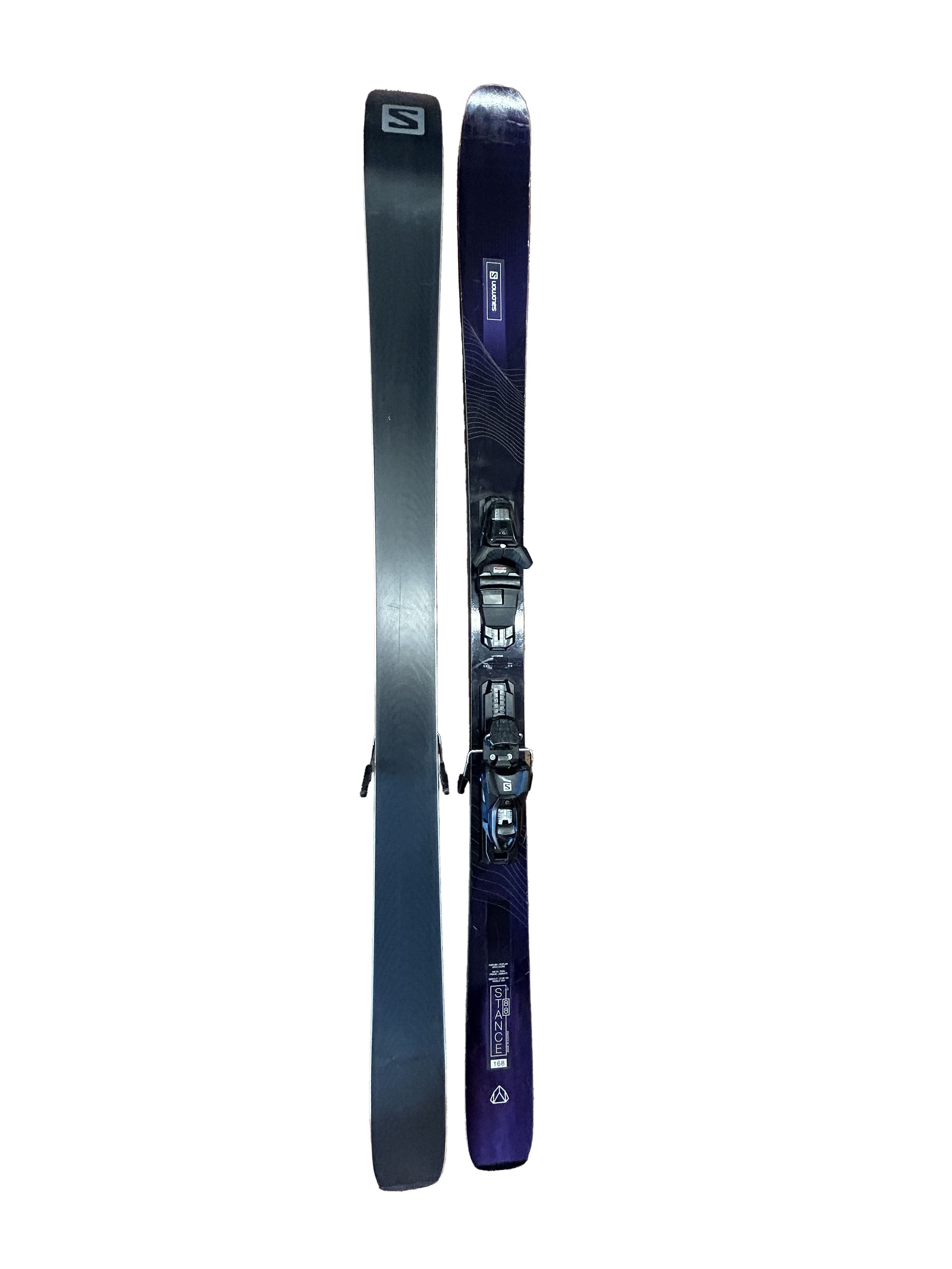 Salomon Stance 88 Skis With Salomon 3M 10 Bindings - 168cm (A)
