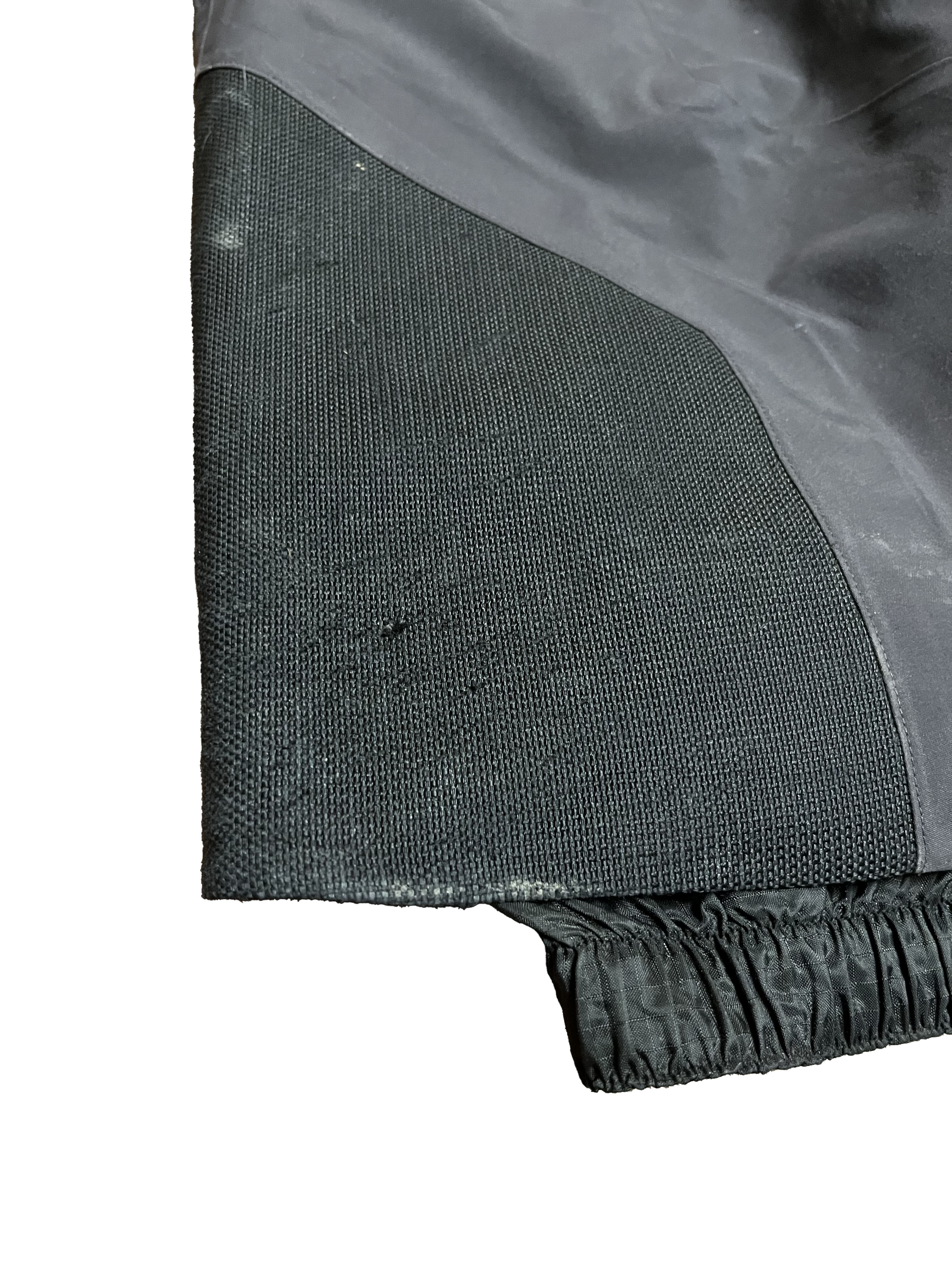 outside of the ankle fabric