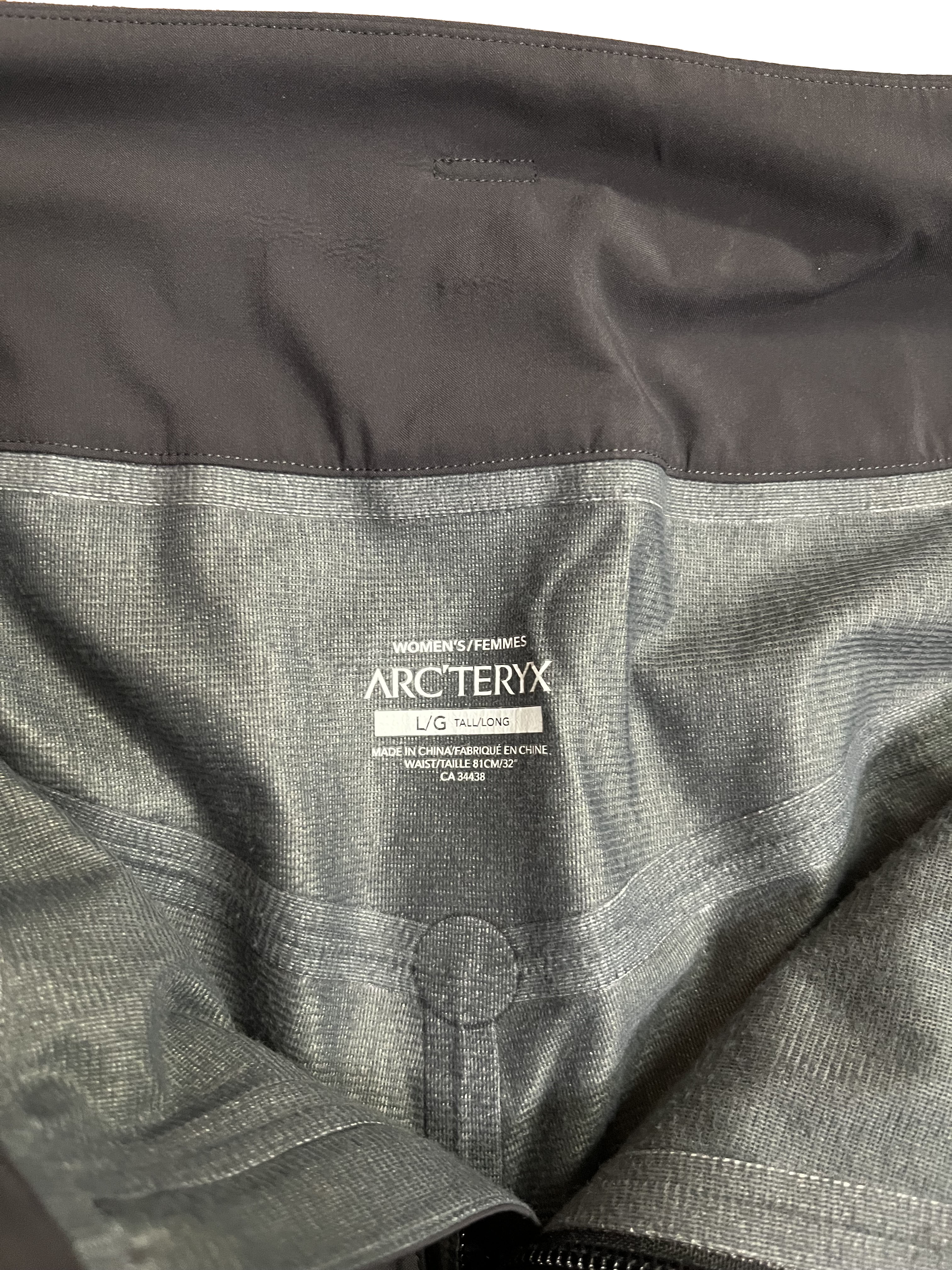 Arcteryx Sentinel Shell Pants - Womens Tall Large