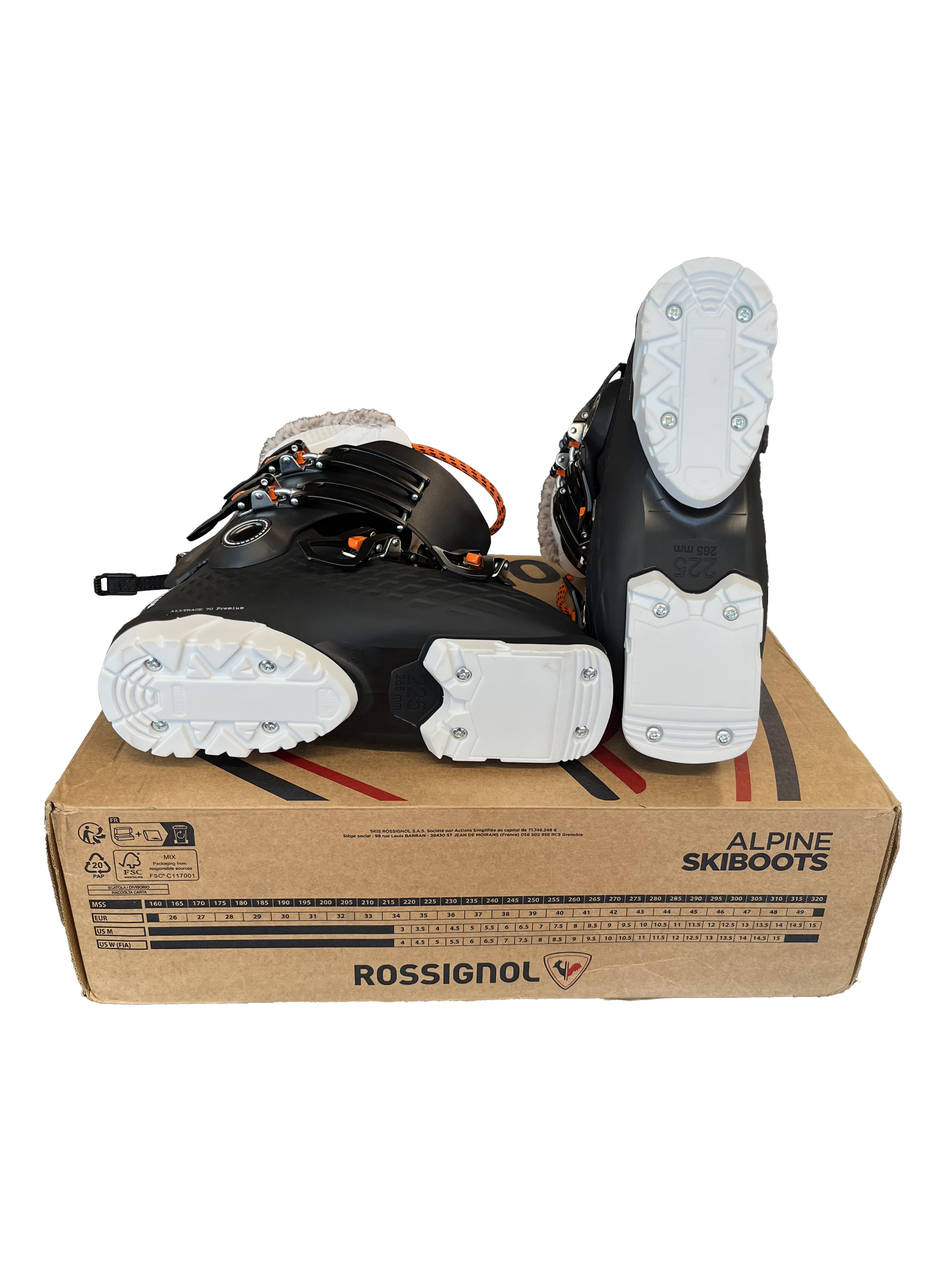 Rossignol All track 70w Ski Boots - Women's Sz 5 (Mondo 22.0)