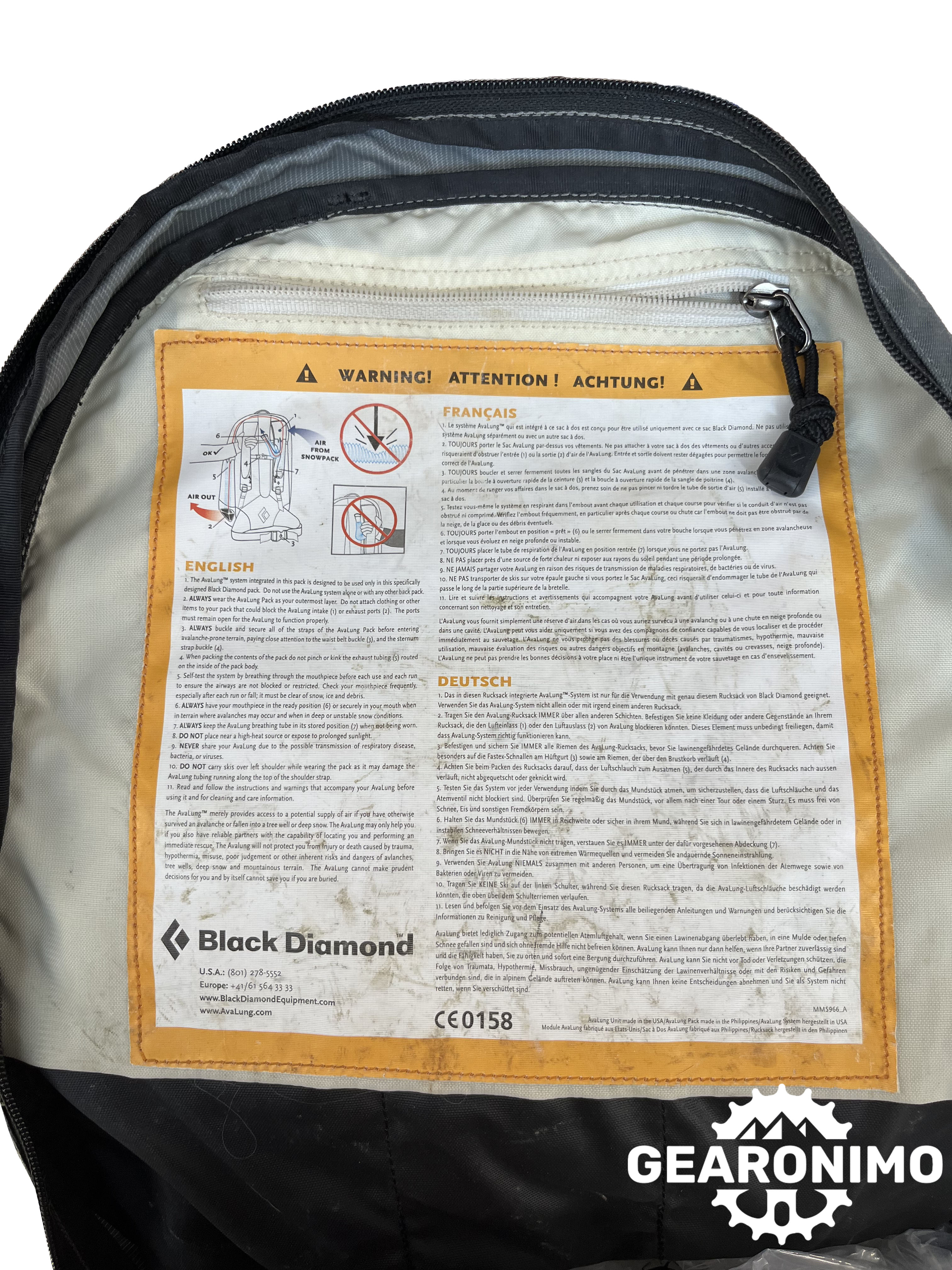 Black Diamond Covert Avalung - 32L