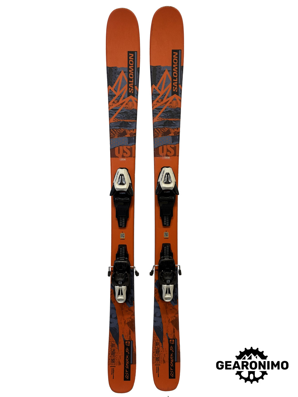 Salomon QST Spark JR Ski with Salomon L5 Binding - Multiple Sizes Available