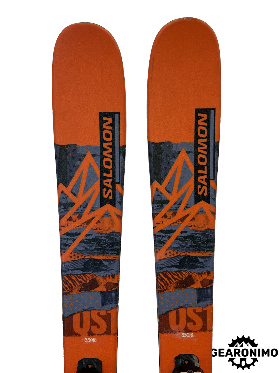 Salomon QST Spark JR Ski with Salomon L5 Binding - Multiple Sizes Available