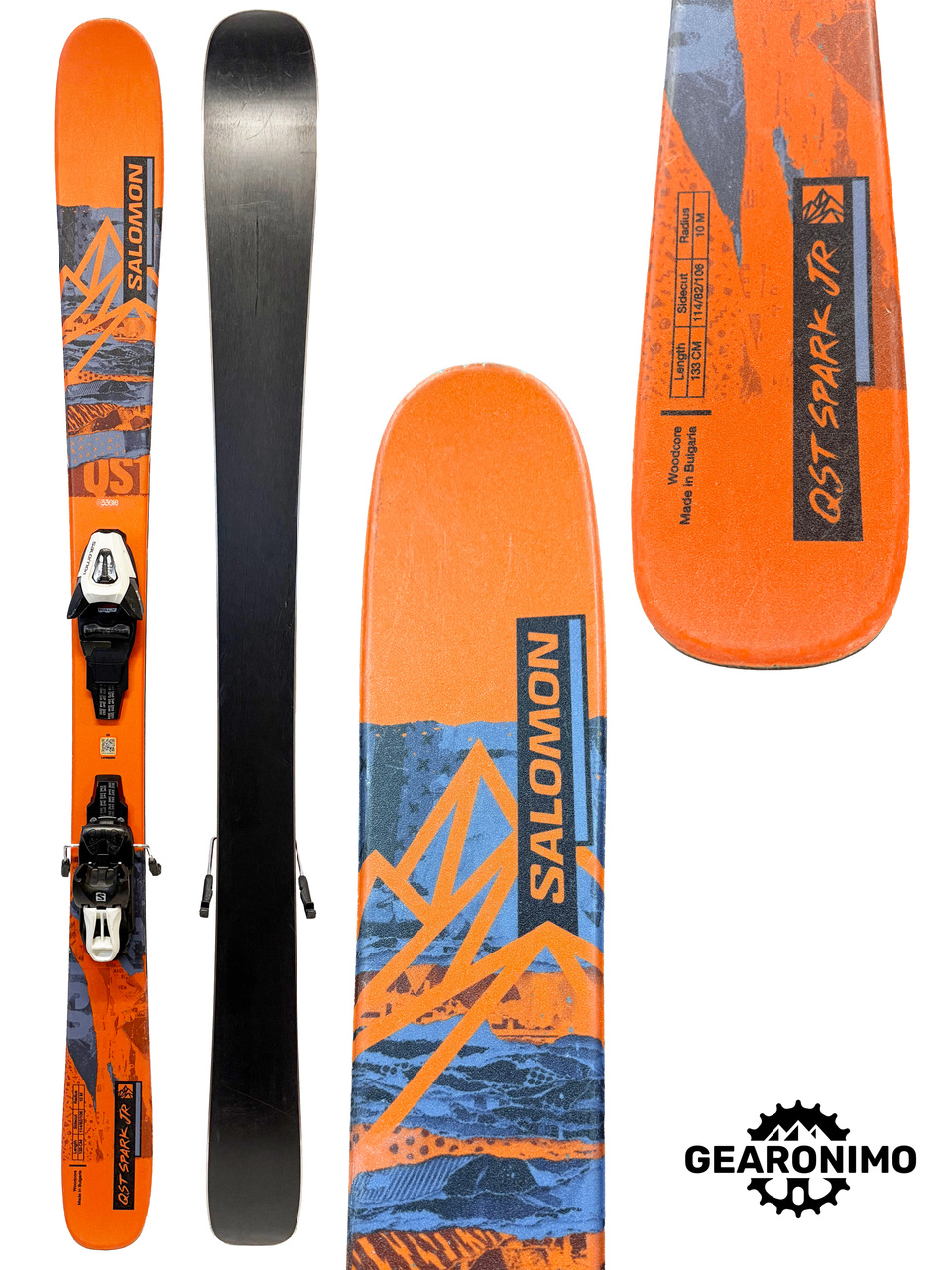 Faction Candide Thovex (135cm) JR ski w Salomon 5 bindings
