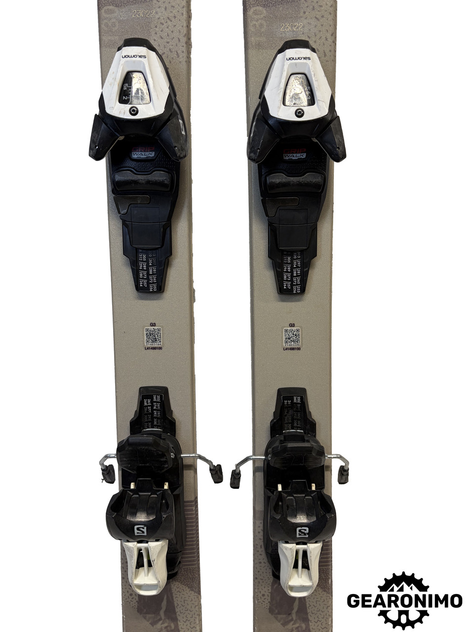 Salomon QST Spark Kid Skis With Salomon L6 Bindings - Multiple Sizes Available