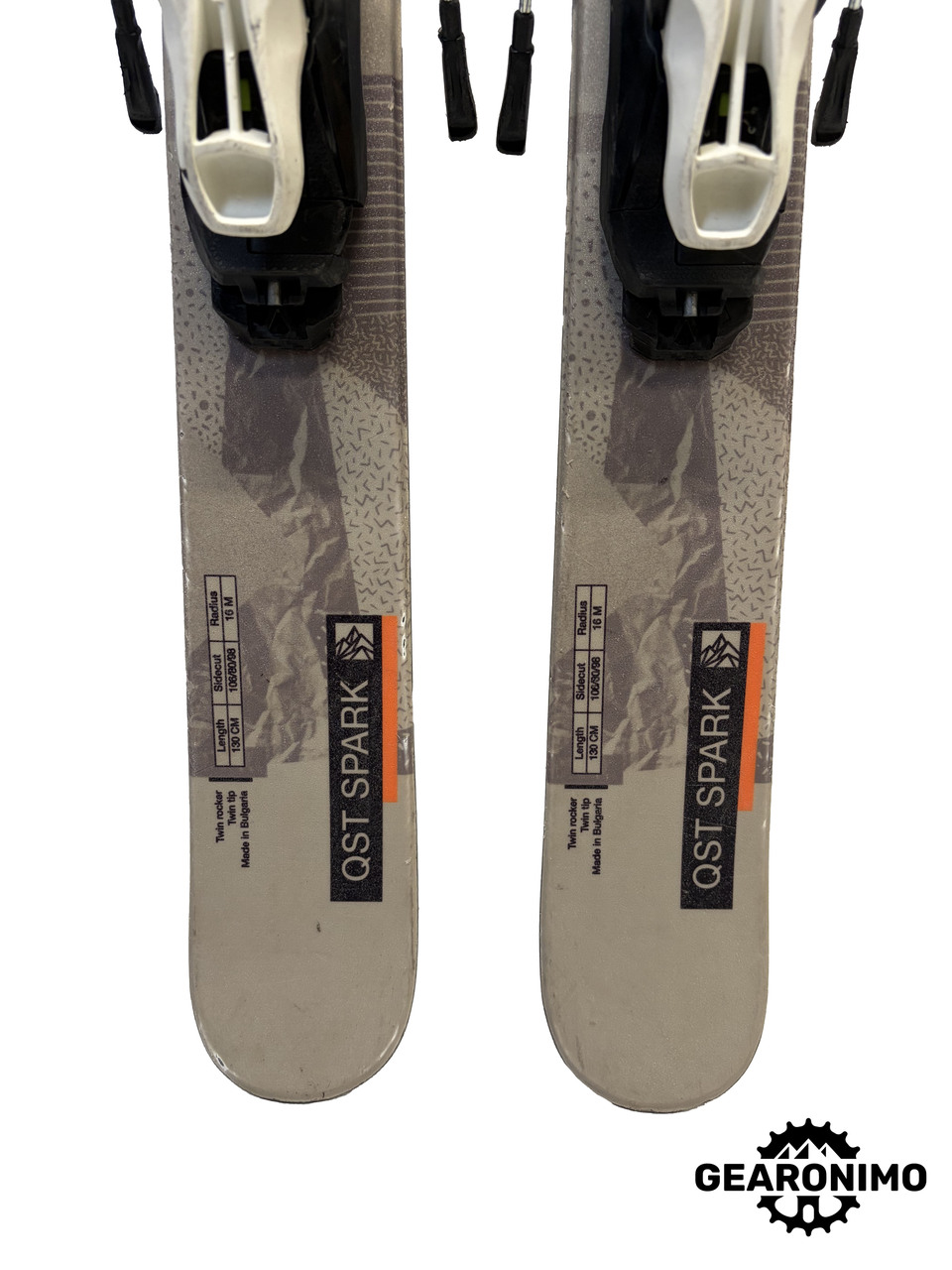 Salomon QST Spark Kid Skis With Salomon L6 Bindings - Multiple Sizes Available